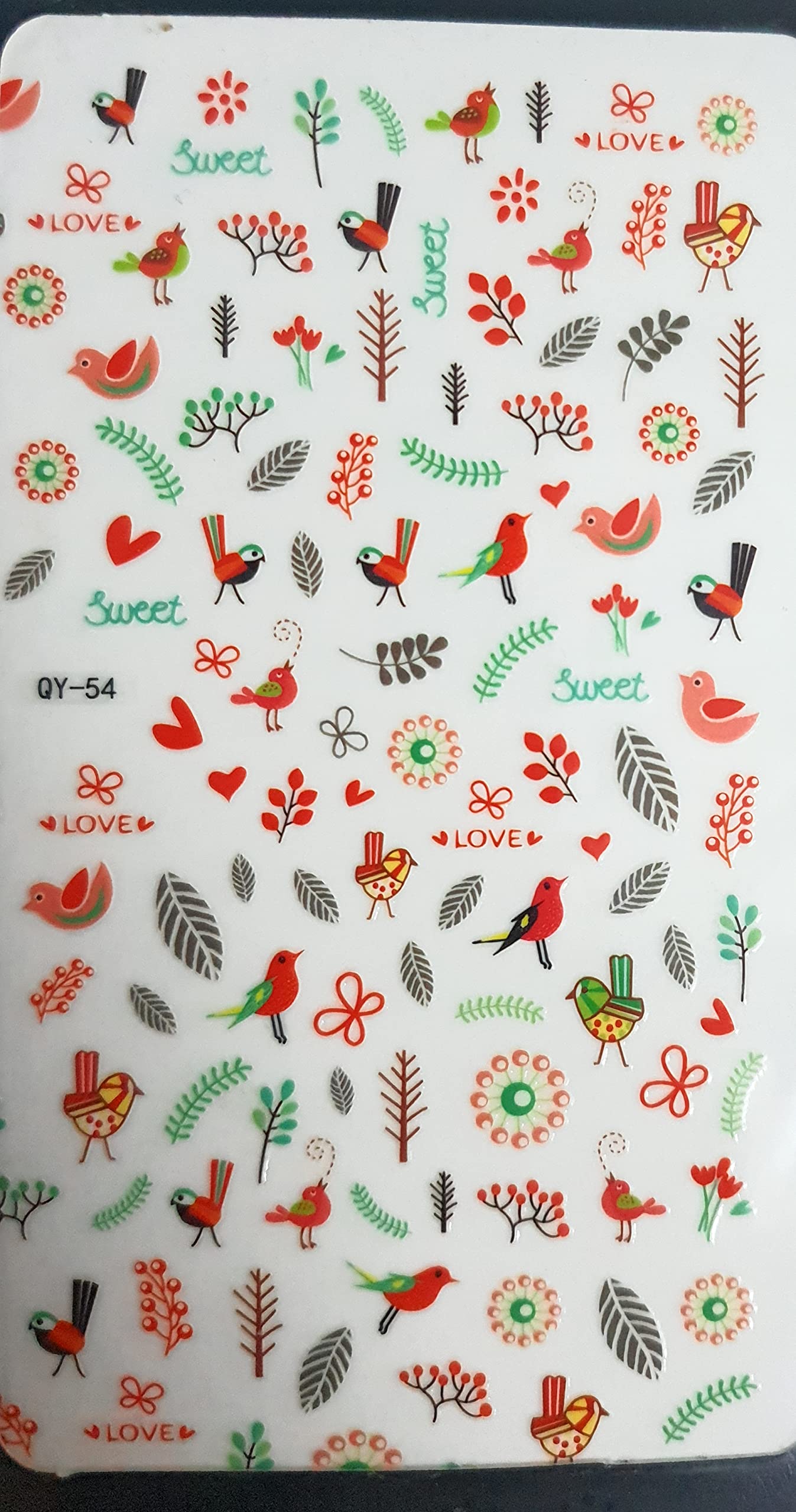 Nail Stickers for Women - Waterproof & Long-Lasting Nail Art Decals - Perfect for Manicures, Parties, and Everyday Wear