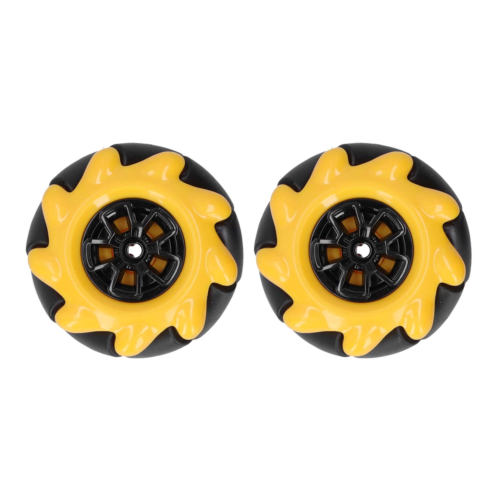 **Mecanum Wheels 48mm (1 Pair) - Left & Right Omni-Directional Wheels for Smart Robot Cars, DIY Toys, and Robotics Projects - Perfect for Omni-Directional Movement in RC Cars, STEM Kits, and Automation Systems**