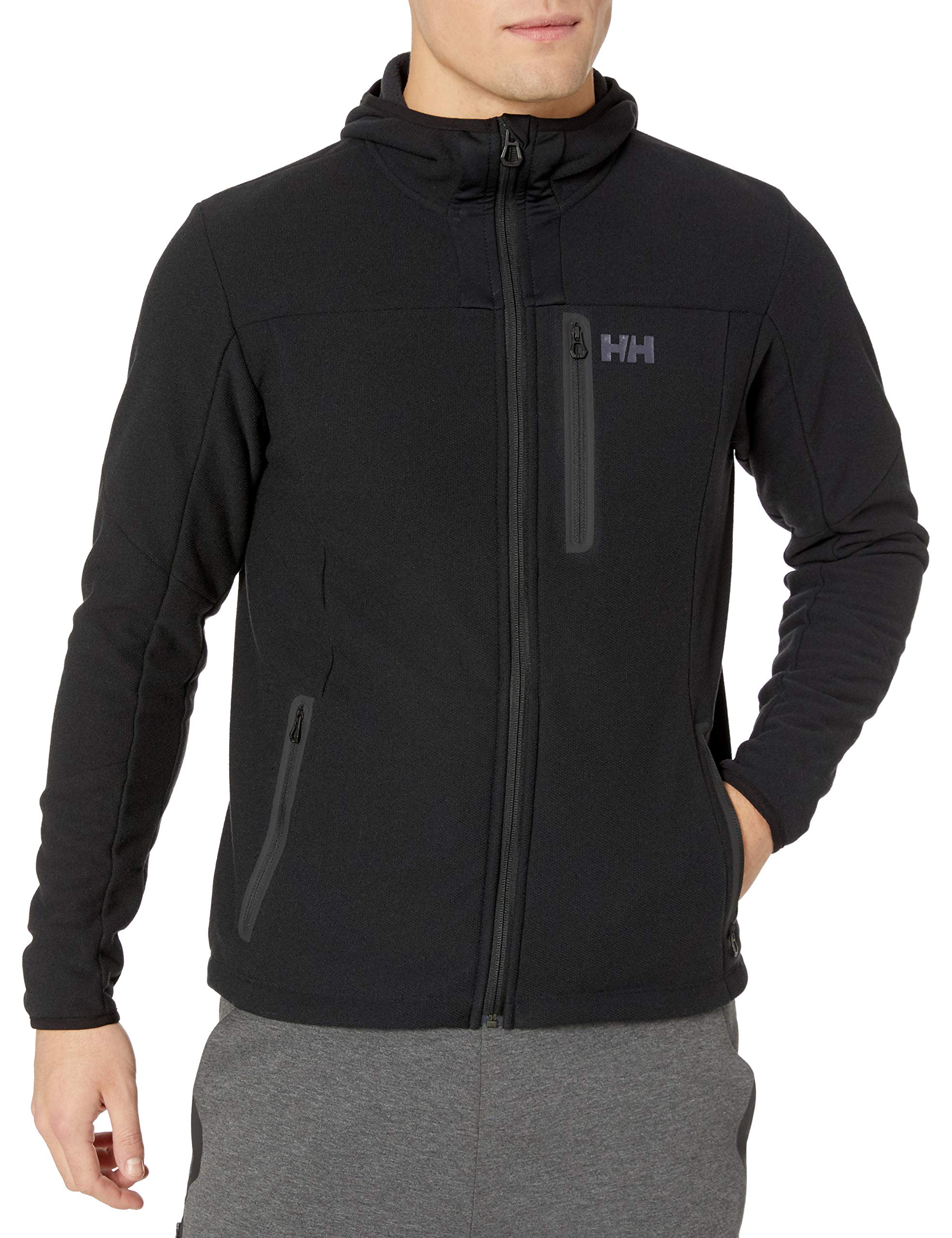 Helly Hansen Men's Vanir Fleece Jacket - Lightweight Warm Winter Outdoor Jacket for Hiking, Camping & Casual Wear - Water-Resistant & Breathable Fleece