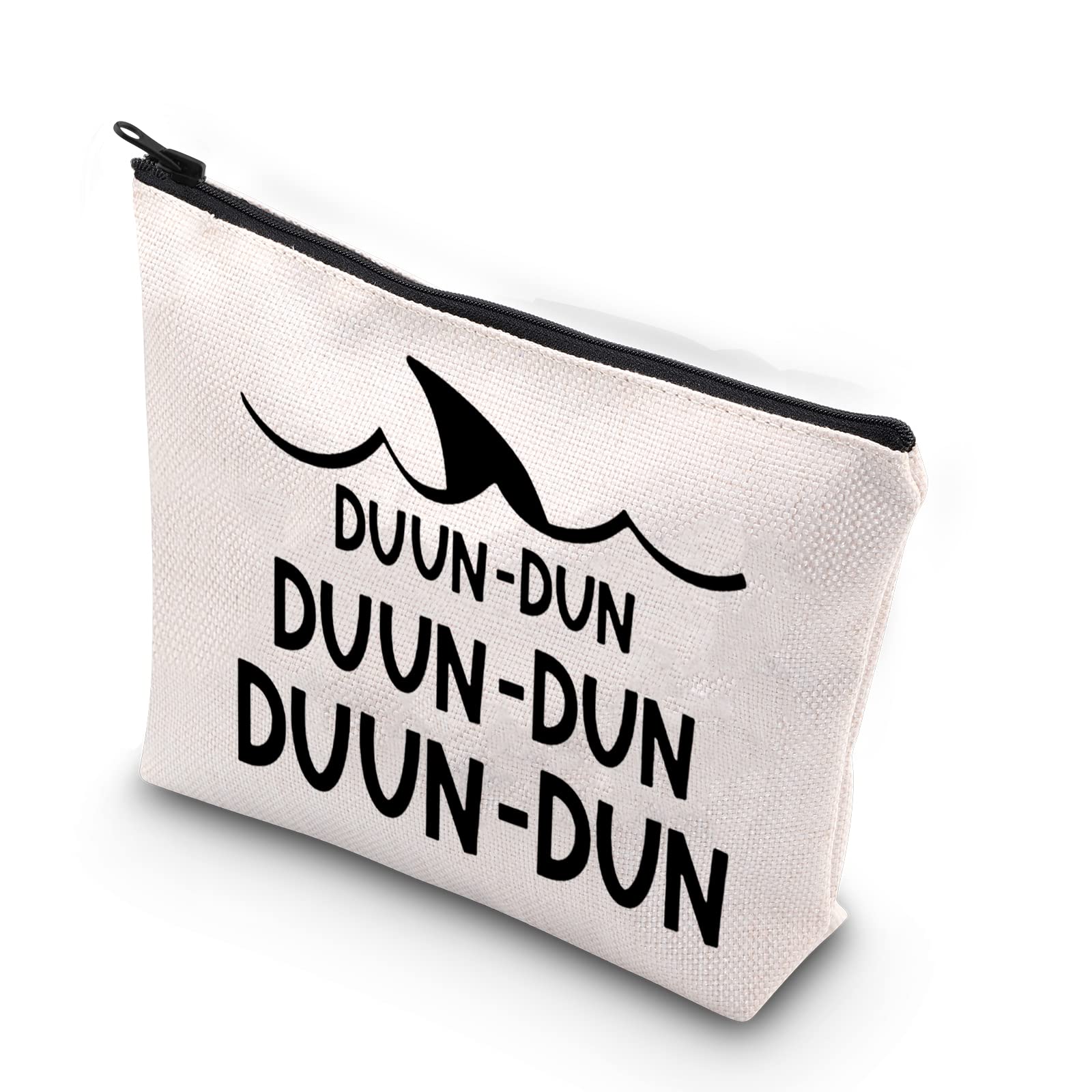 XYANFA Shark Makeup Bag - Waterproof Cosmetic Pouch for Women & Teens - Perfect Shark Lover Gift for Shark Week, Beach Trips & Travel Accessories (DUUN)