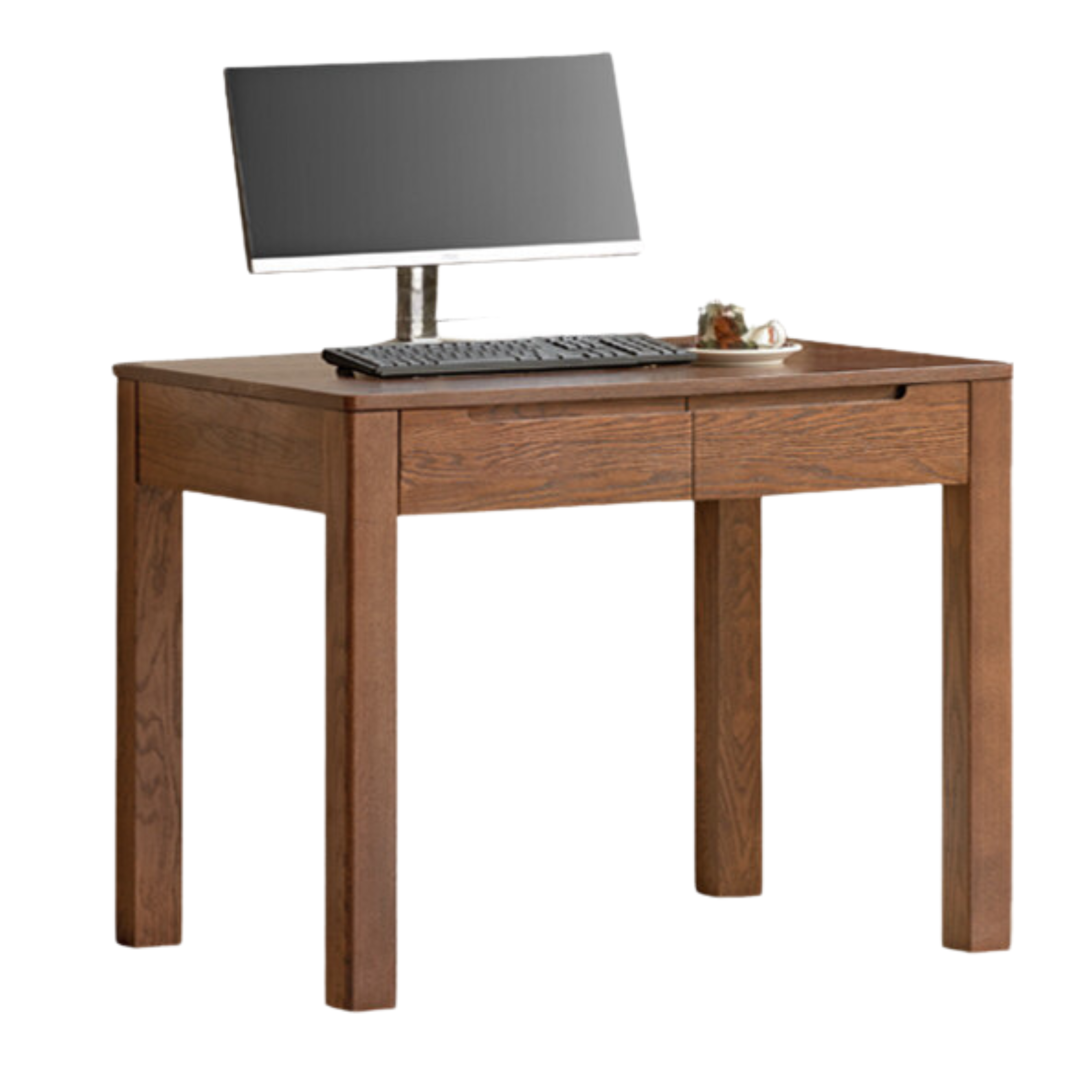 Premium Solid Wood Office Desk - Oak & Beech - Modern Home Office Furniture for Remote Work & Study