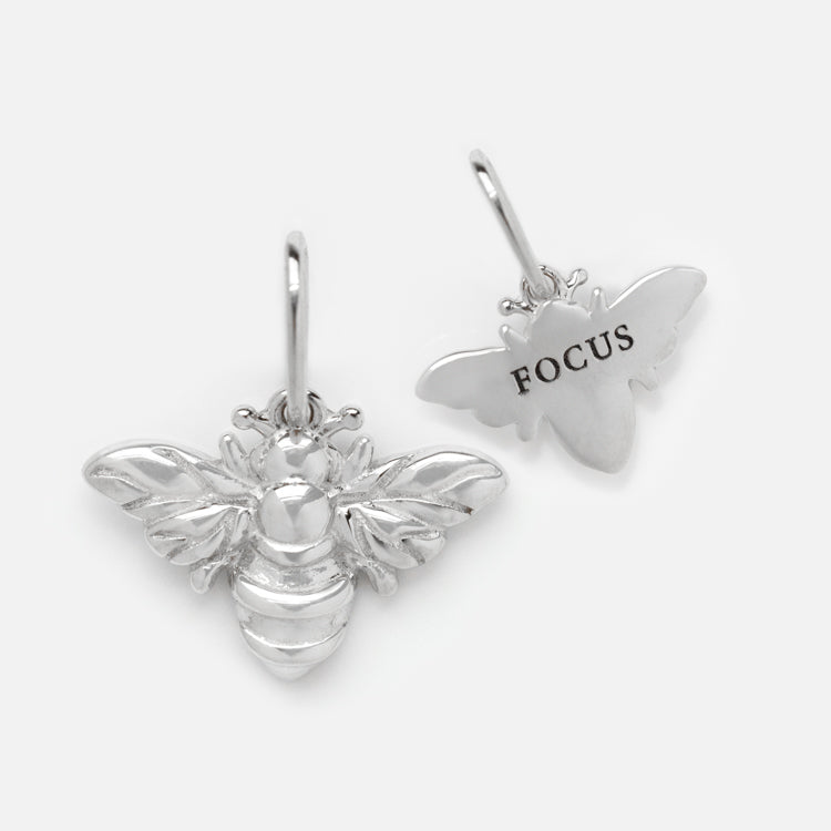 Solid Gold Nature Charm Pendant in 14K White Gold - Perfect for Necklaces, Bracelets & Gift Giving