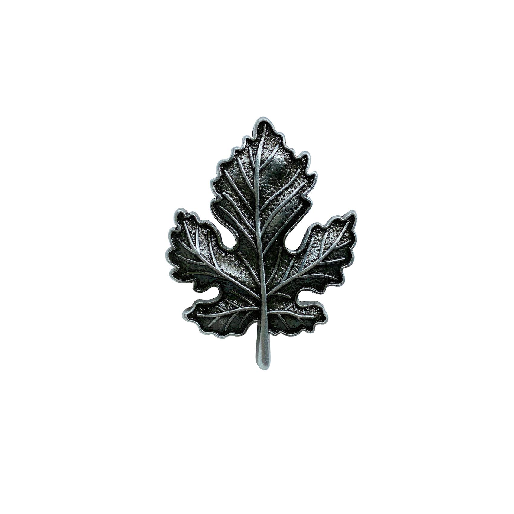 Maple Leaf Drawer Knobs - Farmhouse Decor for Cabinets & Dressers - Pewter (1pc) - Perfect Housewarming Gift
