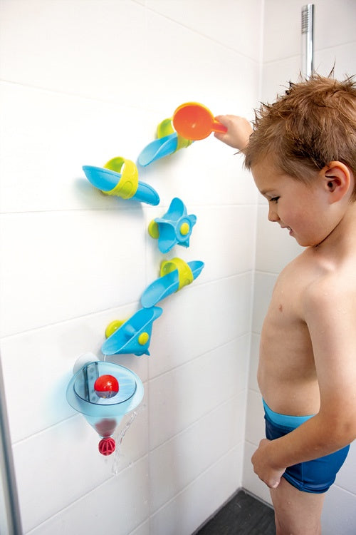 HABA Bathing Bliss Water Funnel Set - Fun Bathtub Toy for Kids, Baby Shower Gift & Sensory Play - Perfect for Toddler Bath Time and Early Learning Activities