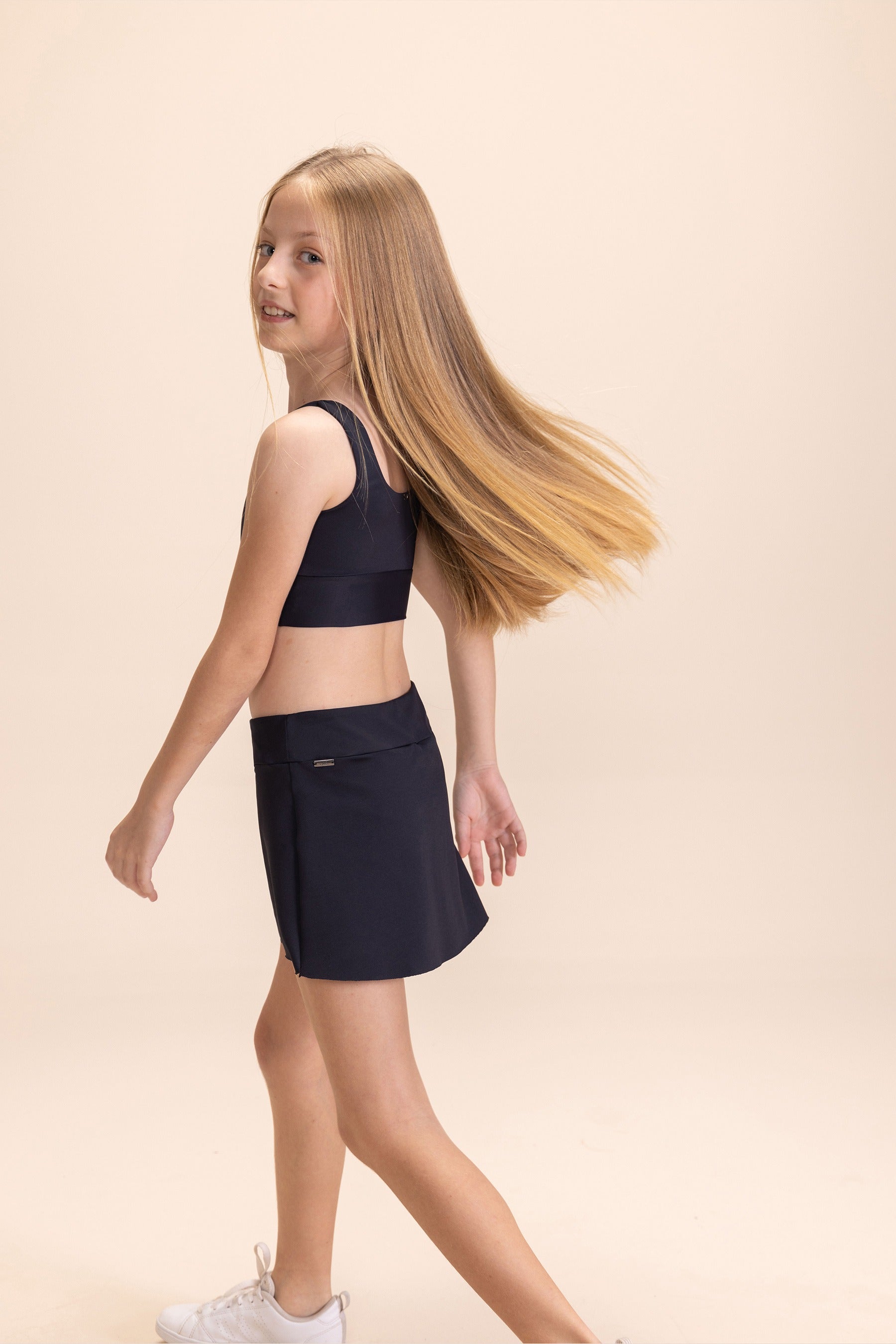 Move Sense® Kids Sports Bra for Girls - Breathable Comfort Support for Running, Yoga & Active Play - Perfect for School PE & Outdoor Activities