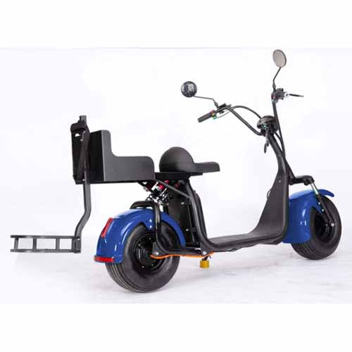 2000W 60V Electric Fat Tire Trike - 3 Wheel Scooter Moped Bike with Golf Rack, Similar to CityCoco Bike CT 3G - Perfect for Commuting, Golf Course Transport & Urban Adventure