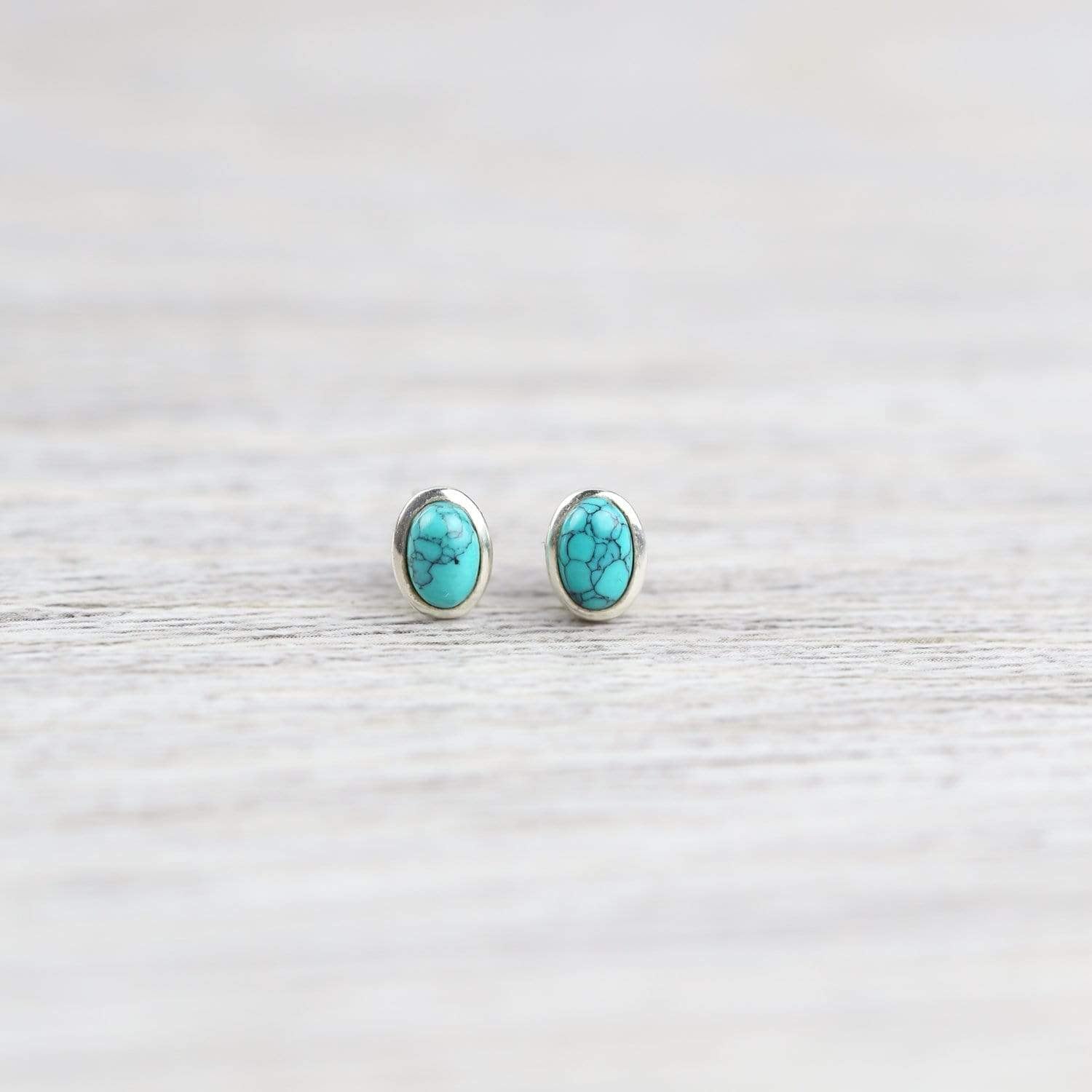 Healing Turquoise Earrings for Women - Natural Stone Jewelry for Spiritual Balance & Positive Energy - Perfect for Meditation, Yoga & Everyday Wear