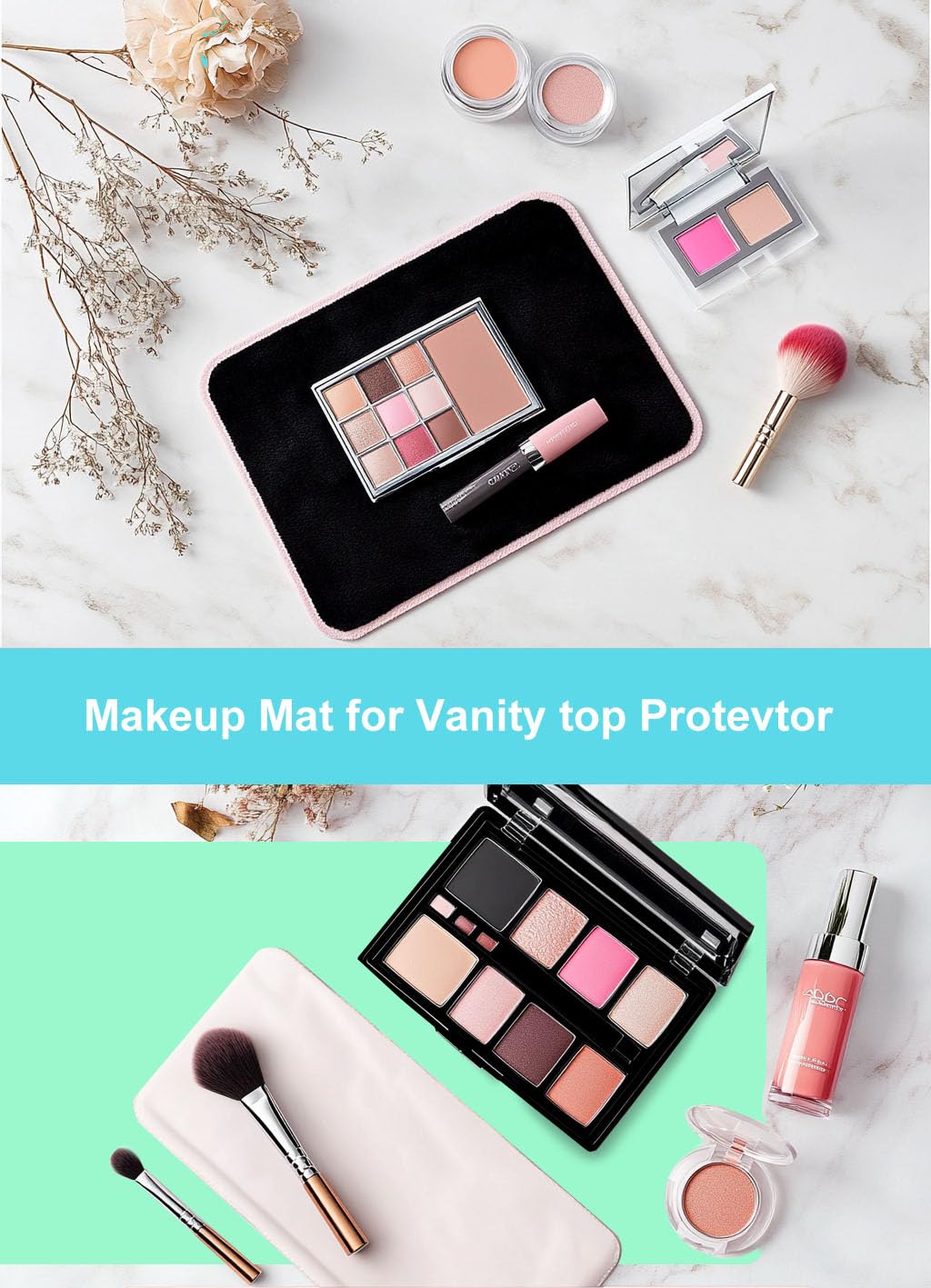 Waterproof Makeup Vanity Mat - 31.5