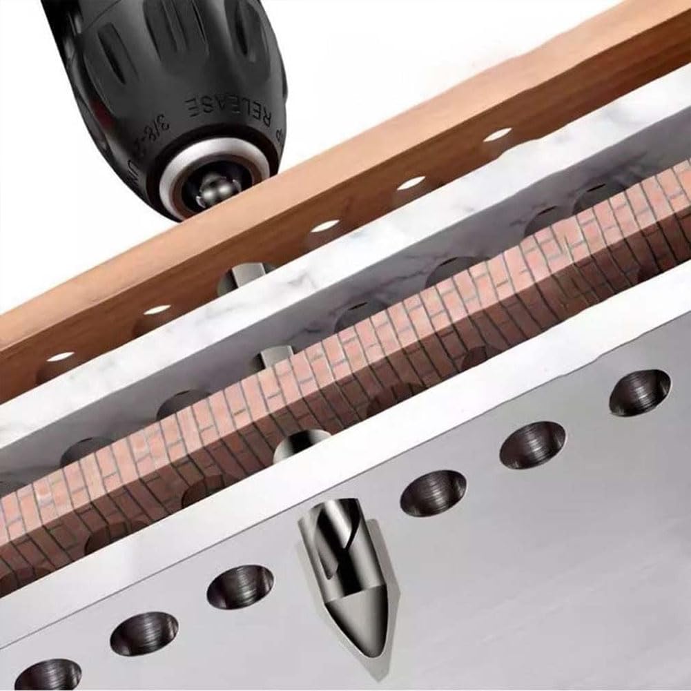 High-Strength Eccentric Twist Drill Bit Set - 4PCS 6/8/10/12mm Spiral Drill Bits - Hardened Steel Oblique Head for Metal, Wood & Plastic - Perfect for DIY, Construction & Precision Drilling