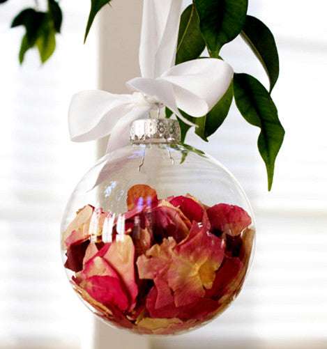 10 Pack Clear Glass Baubles 10cm Diameter with Silver Caps - Christmas Tree Ornaments, Table Centerpieces, DIY Craft Gifts for Holiday Decorations & Memory Keepsakes