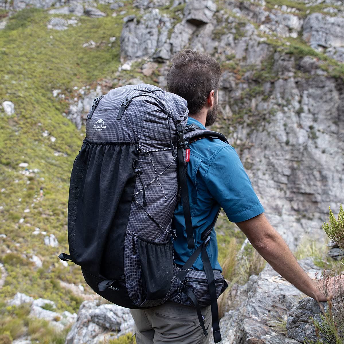 Naturehike 65L Ultralight Internal Frame Hiking Backpack for Camping, Trekking & Travel - Durable Water-Resistant Backpacking Pack for Adults - Perfect for Hiking, Backpacking & Outdoor Adventures