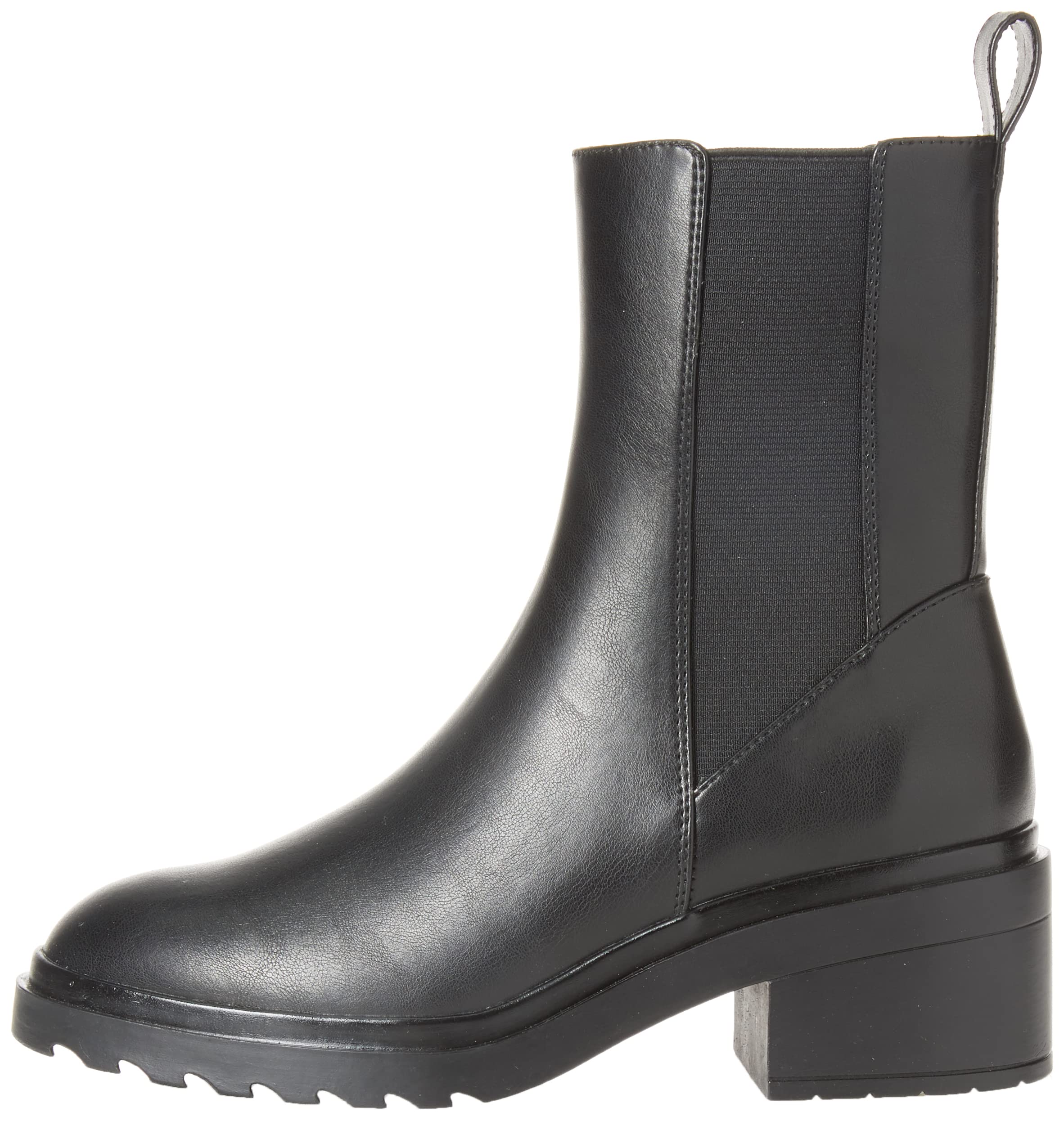 Amazon Essentials Women's Chunky Sole Chelsea Boots - Waterproof Ankle Booties for Women, Comfortable Slip-On Winter Shoes with Non-Slip Rubber Sole | Perfect for Casual Outfits, Work, and Rainy Days
