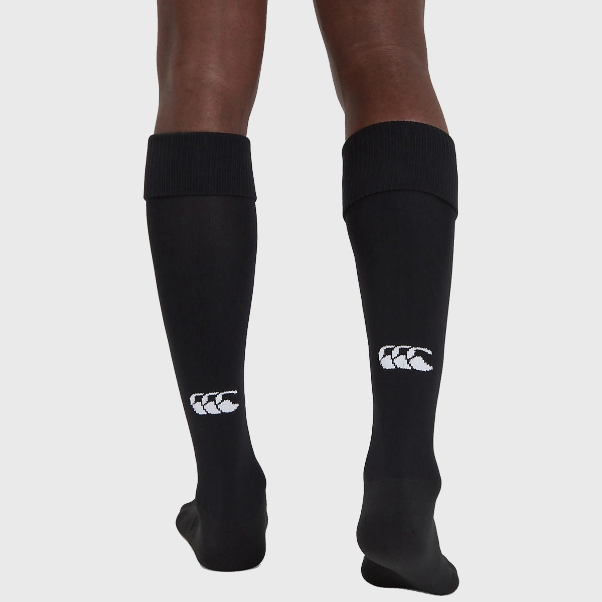 Canterbury Club Rugby Socks - Black Compression Socks for Men & Women - Perfect for Rugby, Football & Sports Performance