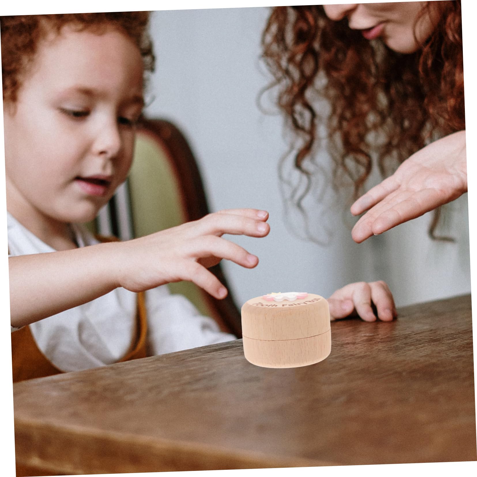 BESTonZON Wooden Baby Tooth Keepsake Box - First Tooth Saver & Memory Holder for Kids' Milestones | Perfect Baby Shower Gift & Childhood Memorabilia Storage