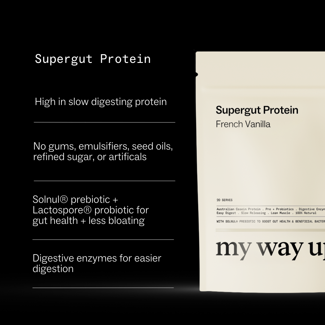 Supergut Protein Powder - Swiss Chocolate Flavor | High-Quality Plant-Based Protein for Smoothies, Baking & Post-Workout Recovery