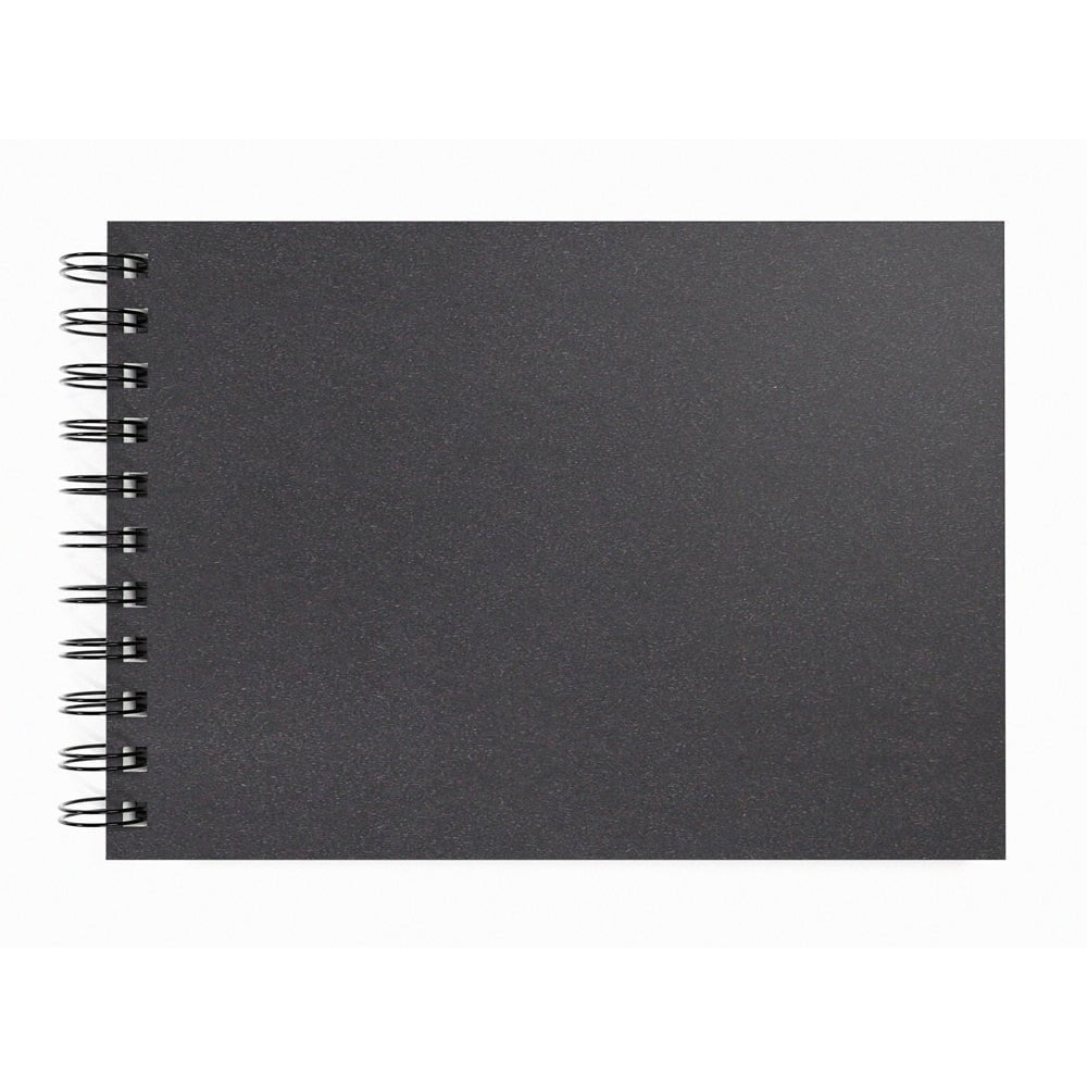 Premium A5 Landscape Sketchbook - 80 Pages (40 Sheets) 150gsm White Paper for Artists & Drawing - Perfect for Sketching, Watercolor & Mixed Media Art