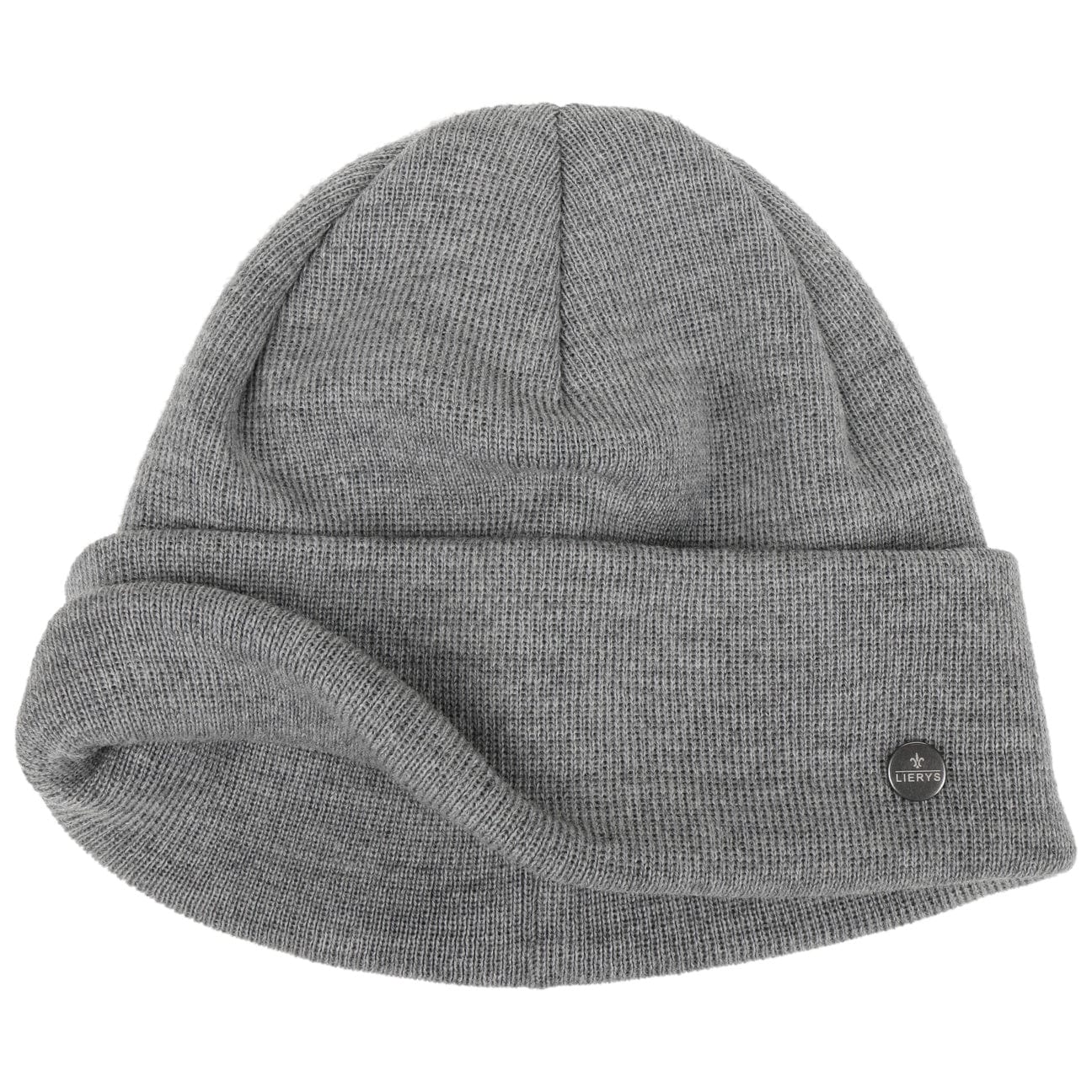 Lierys Merino Wool Fine Knit Docker Hat - Warm & Soft Winter Beanie for Men & Women - Perfect for Outdoor Activities, Hiking, and Cold Weather