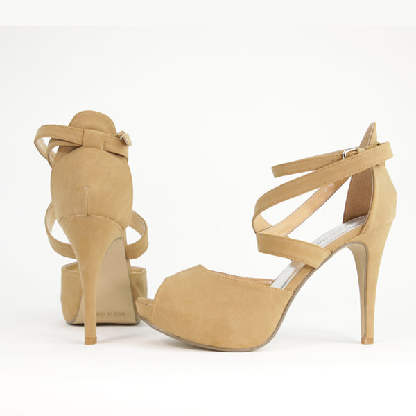 Modesto Ann Strappy Heels - Women's Fashion High Heels for Parties, Weddings & Evening Events | Comfortable & Stylish Sandals for Night Out