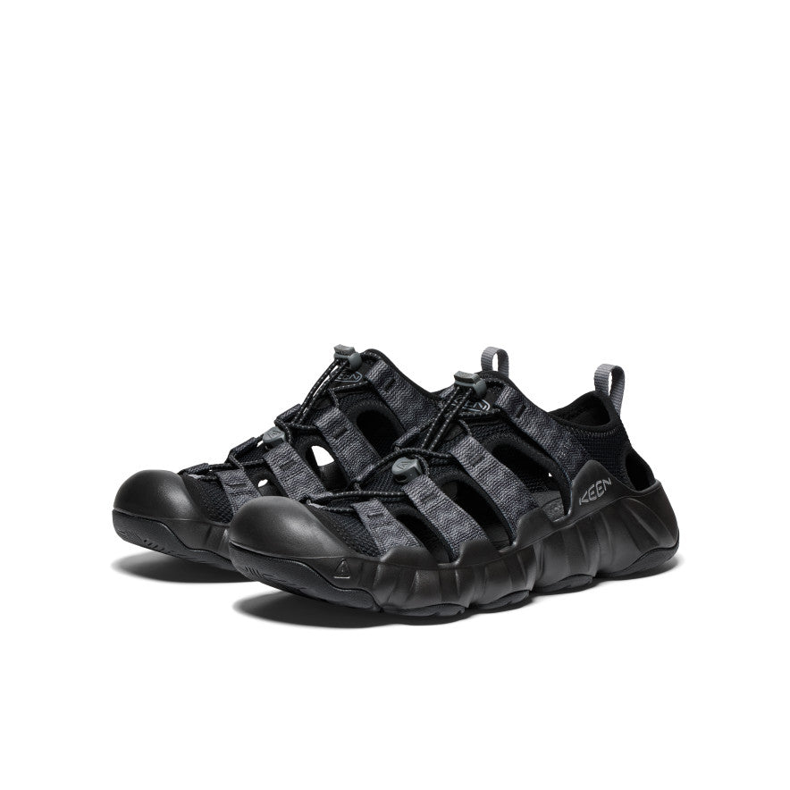 Men's Hyperport H2 Sandal - Lightweight Hiking & Water Shoes for Outdoor Adventures | Black/Steel Grey | Perfect for Trail Running, Beach Walking & Travel