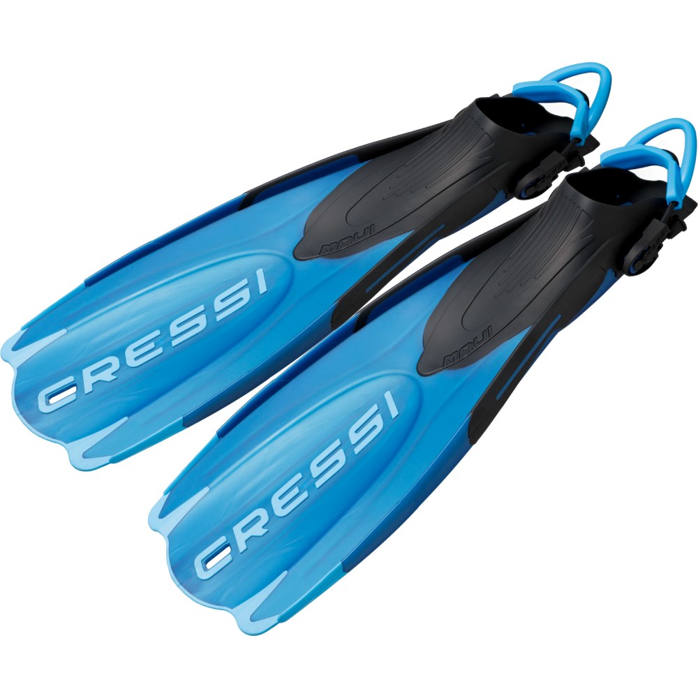 Cressi Maui Snorkeling Fins - Comfortable & Durable Swim Fins for Scuba Diving, Snorkeling & Beach Activities - Perfect for Ocean Adventures & Water Sports