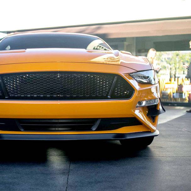 2018-2022 Ford Mustang GT/EcoBoost Front Bumper Canard Splitters - Aerodynamic Lower Dive Trims for Enhanced Performance & Style - Perfect for Track Racing & Street Driving