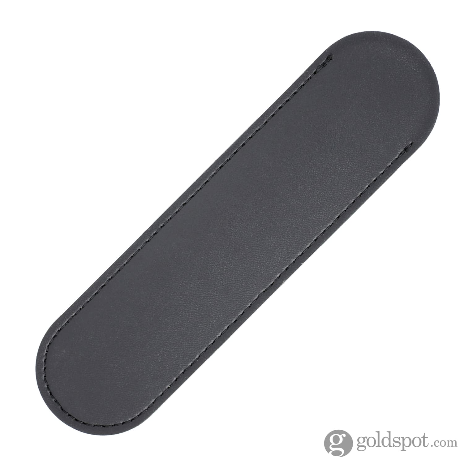 Premium Black Leather Single Pen Sleeve - Elegant Protection for Fountain Pens, Ballpoints & Rollerballs | Perfect for Office, School & Travel Accessories