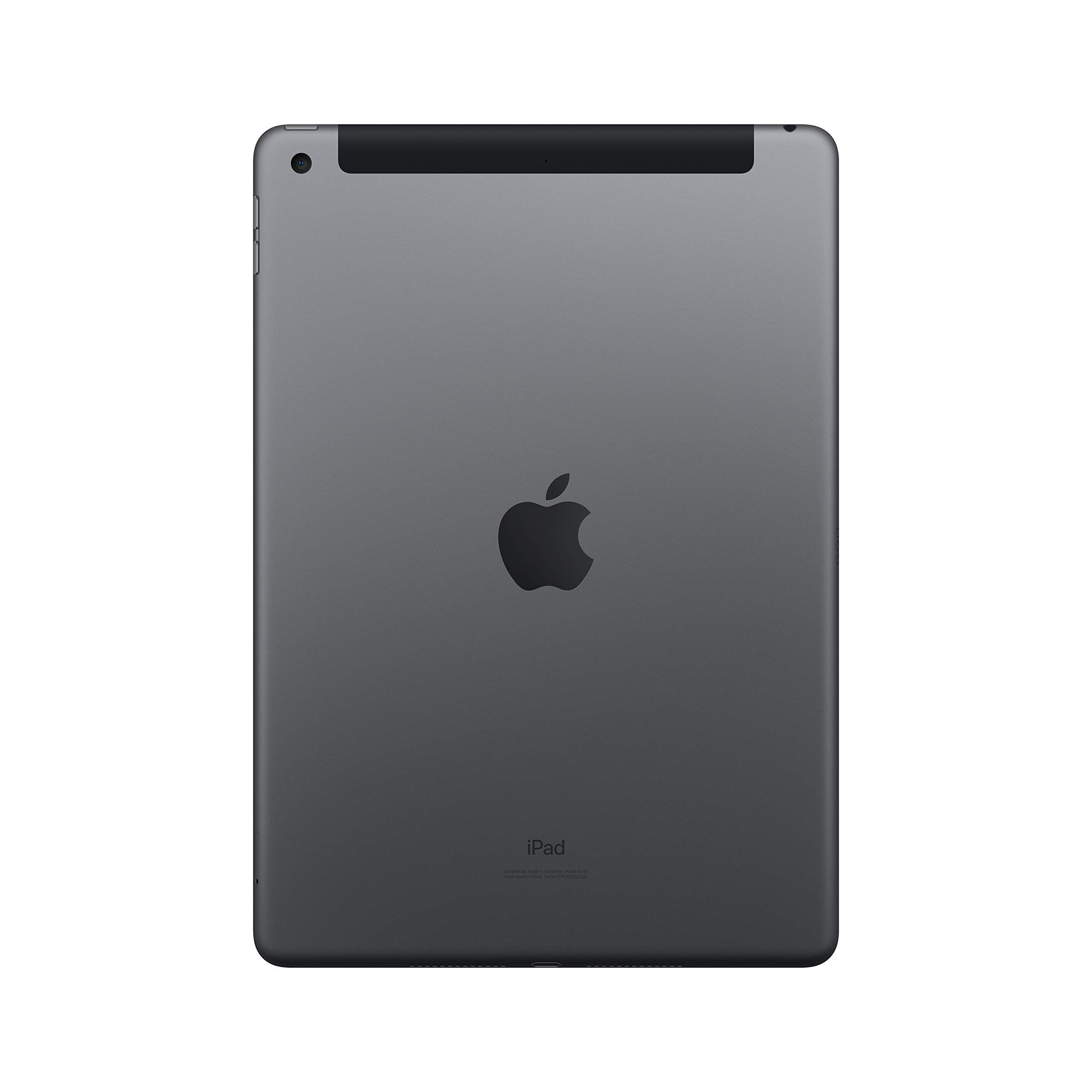 Refurbished Apple iPad 10.2-inch (7th Gen, 2019) 32GB Wi-Fi + Cellular in Space Gray - Perfect for Work, School & Entertainment on the Go