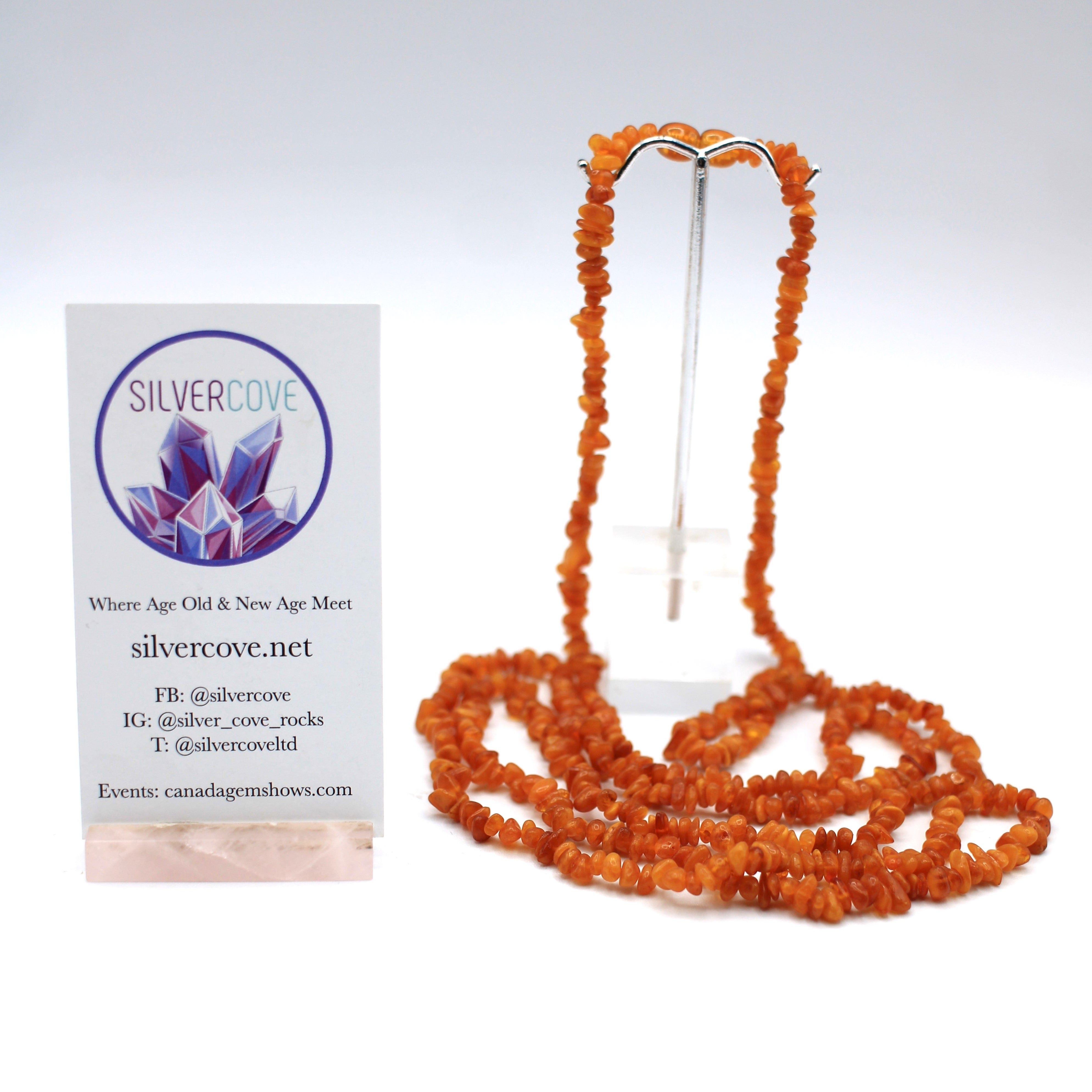 Natural Baltic Amber Opera Length Necklace with Genuine Amber Clasp - Elegant Jewelry for Women, Perfect for Weddings, Parties & Special Occasions