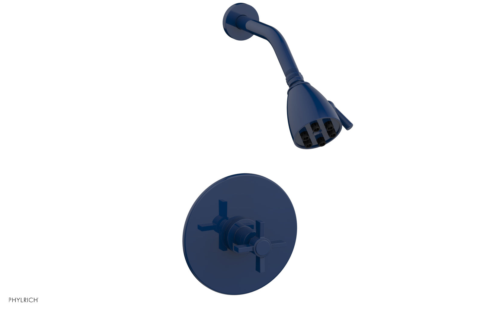 BASIC Pressure Balance Shower Set with Blade Cross Handle DPB3137 - Perfect for Modern Bathrooms & Spa-Like Shower Experience