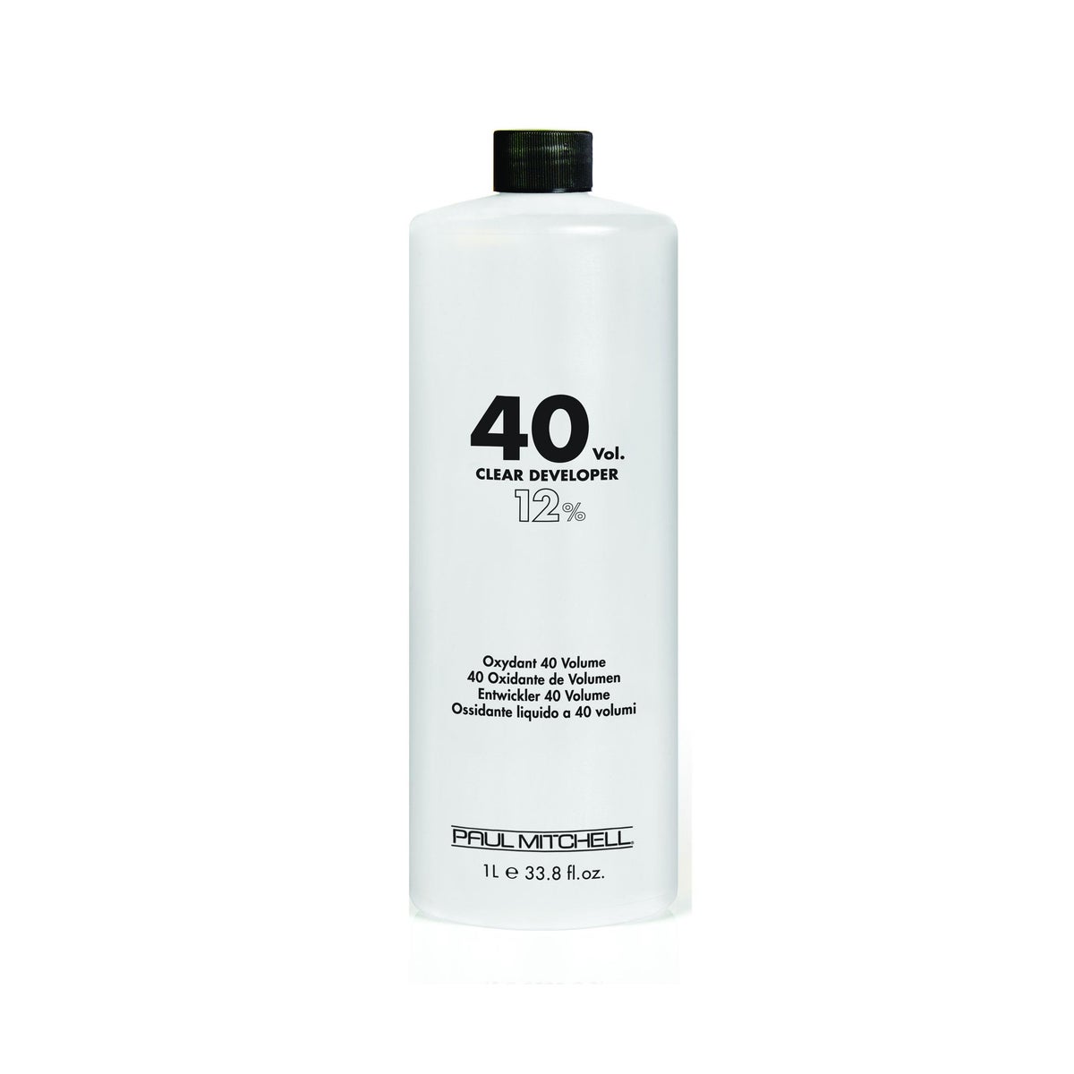 40 Volume Clear Developer 12% - Professional Hair Lightening & Bleaching Cream for Salon & Home Use - Perfect for Blonde Highlights, Balayage & Color Lifting