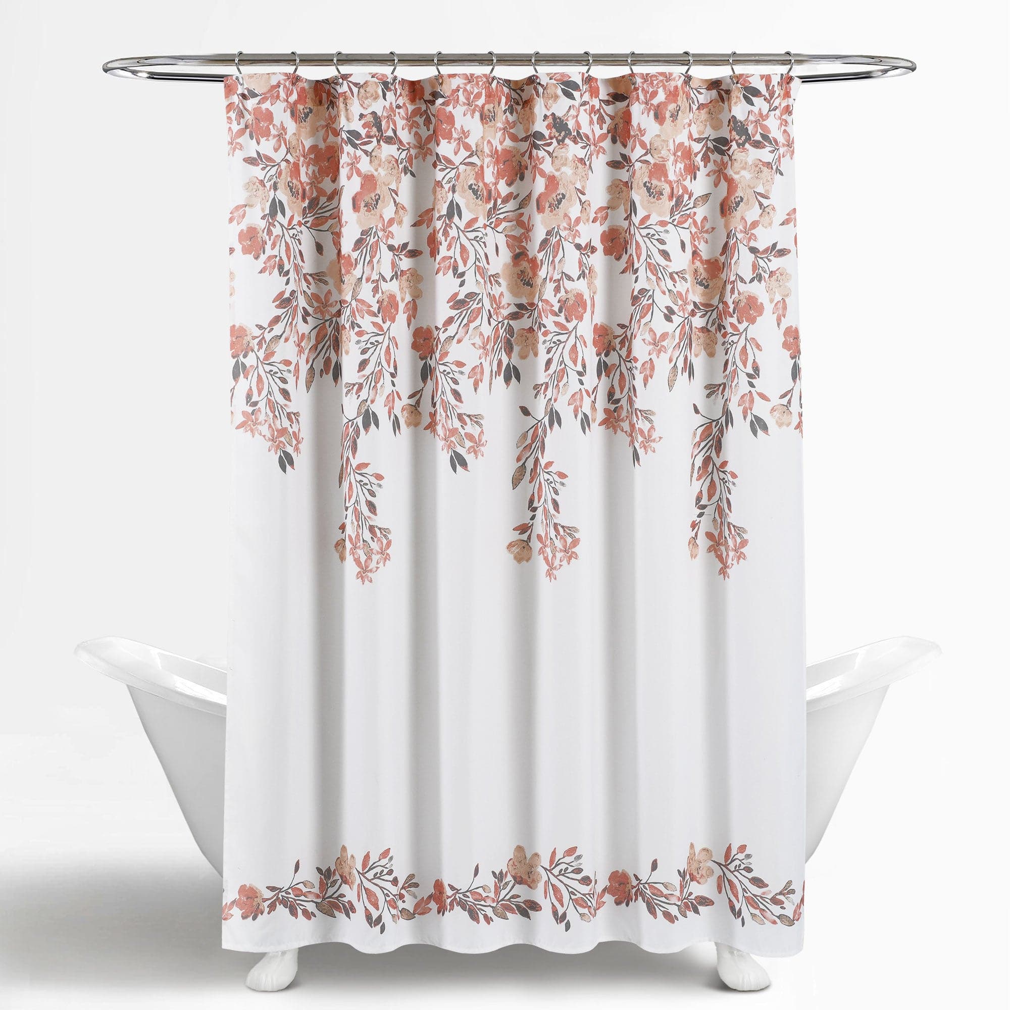 Stylish Tanisha Shower Curtain - Waterproof Bathroom Decor with Hooks - Perfect for Modern Homes & Spa-Like Bathrooms