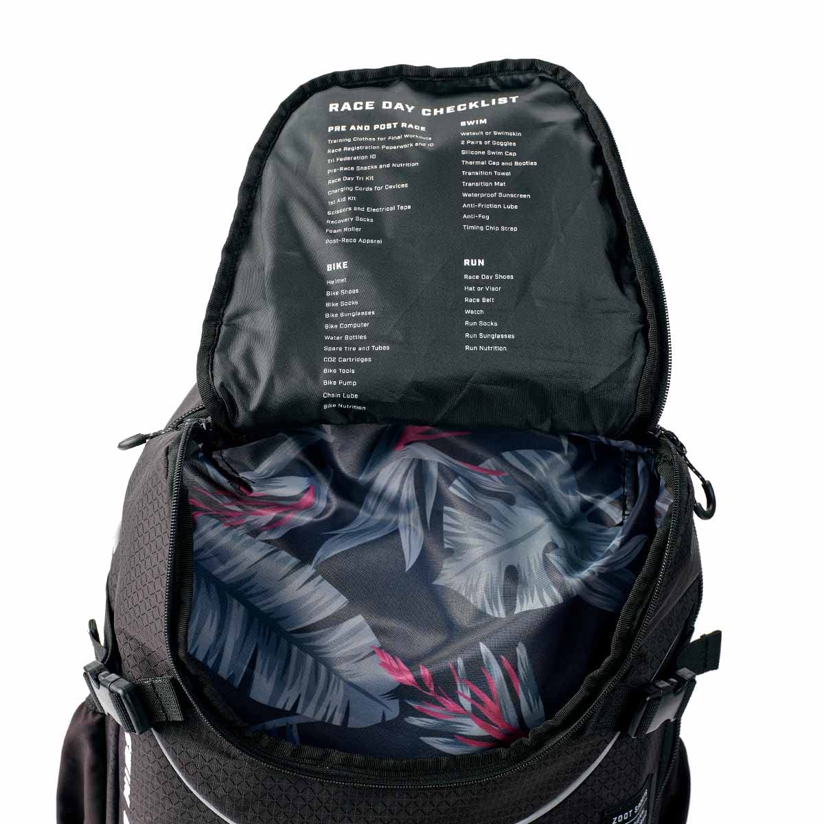 Zoot Ultra Tri Bags - Durable Triathlon Transition Bag with Multiple Storage Compartments, Waterproof Gym Bag for Men & Women - Perfect for Swim, Bike, Run Races & Workouts