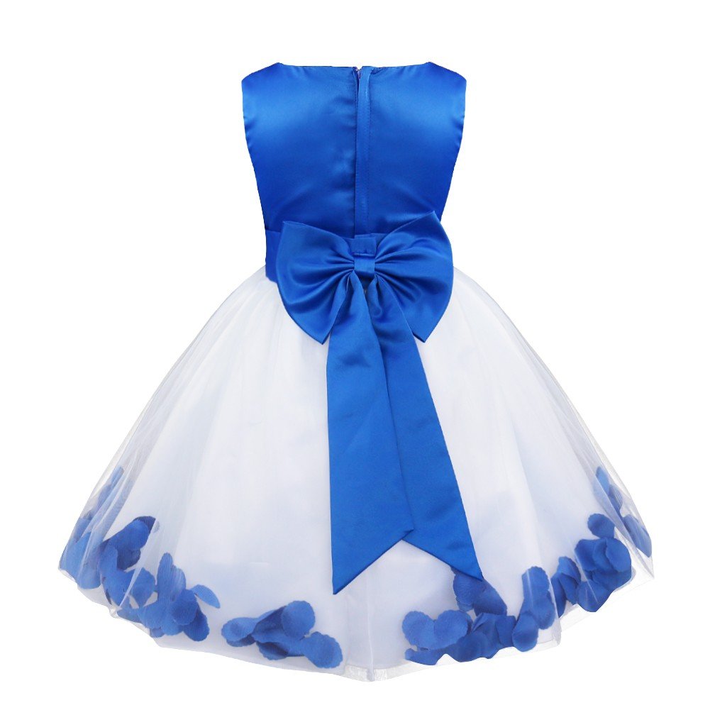 CHICTRY Floral Bow Princess Wedding & Bridesmaid Dresses - Elegant Pageant Party Gowns for Flower Girls | Perfect for Formal Events, Proms & Special Occasions