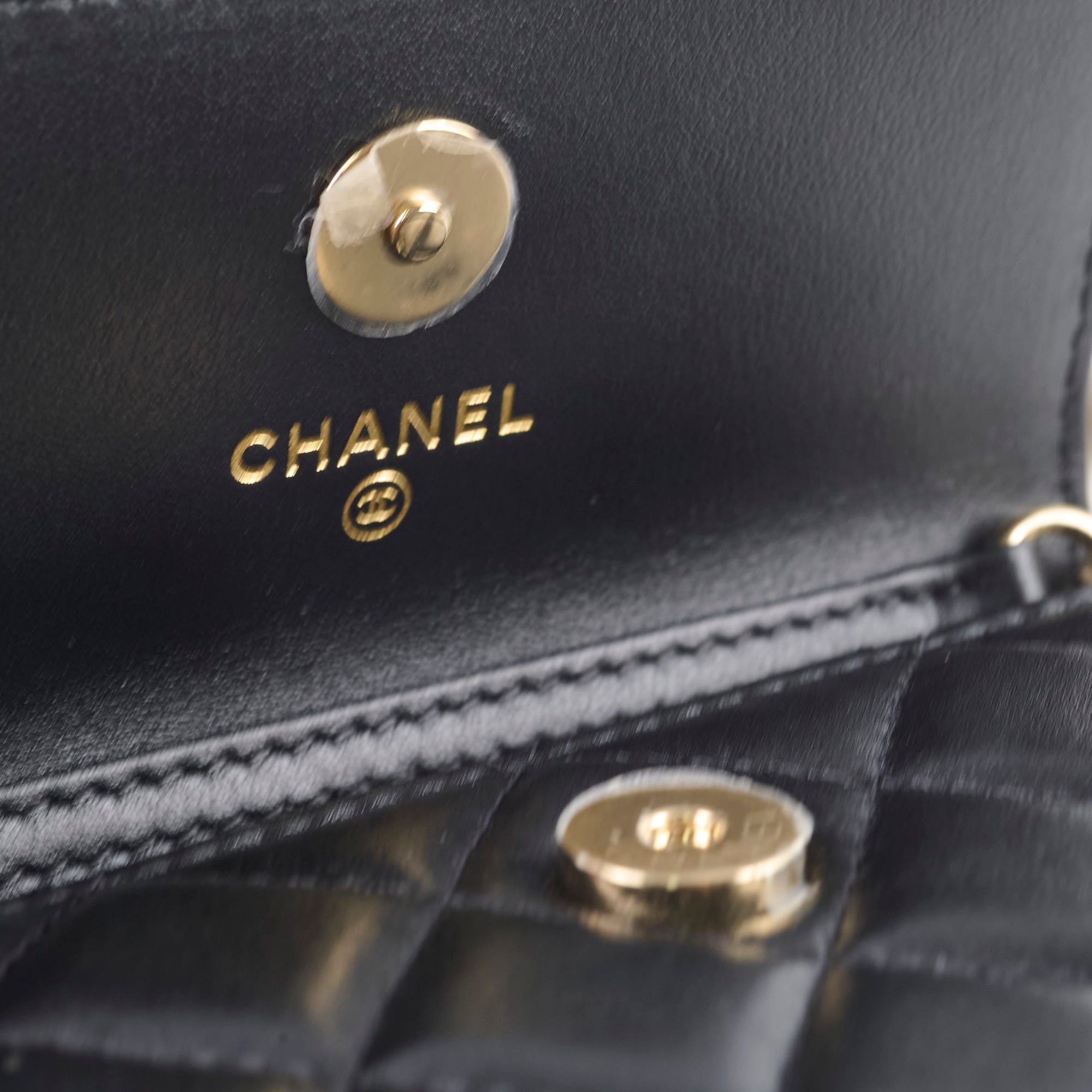Chanel Micro Pearl Card Clutch with Chain - Black Series 31 | Luxury Small Wallet for Women | Perfect for Evening Parties, Weddings & Special Occasions