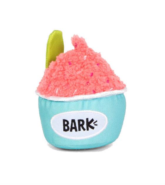 BarkShop Lotsa Licks Froyo Dog Plush Toy - Soft & Durable Dog Chew Toy for Small & Large Breeds - Perfect for Playtime, Training & Cuddling