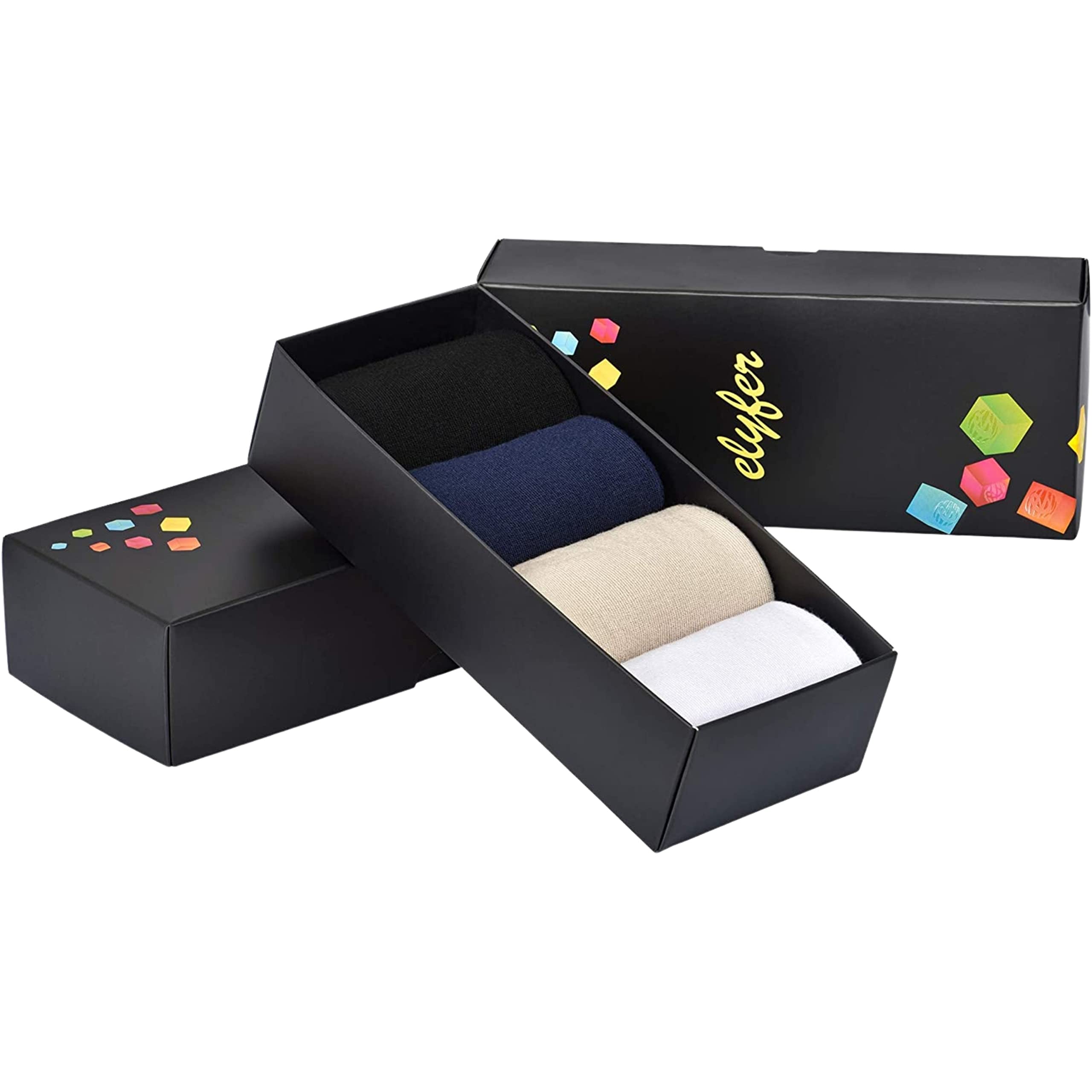 Women's Thin Rayon Seamless Dress Socks - Comfortable & Breathable Toe Socks for Work, Office & Formal Occasions - Includes Elegant Gift Box