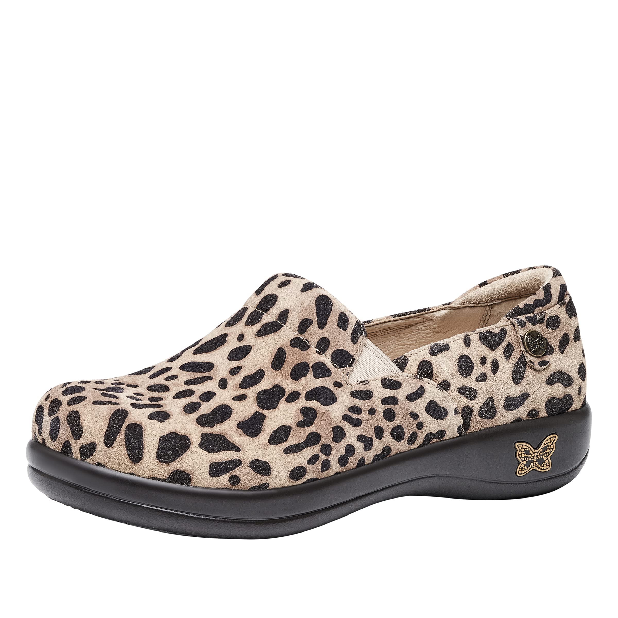 **Alegria Women's Keli Leather Slip-On Shoes – Comfortable & Stylish for Work, Nursing, and Everyday Wear**