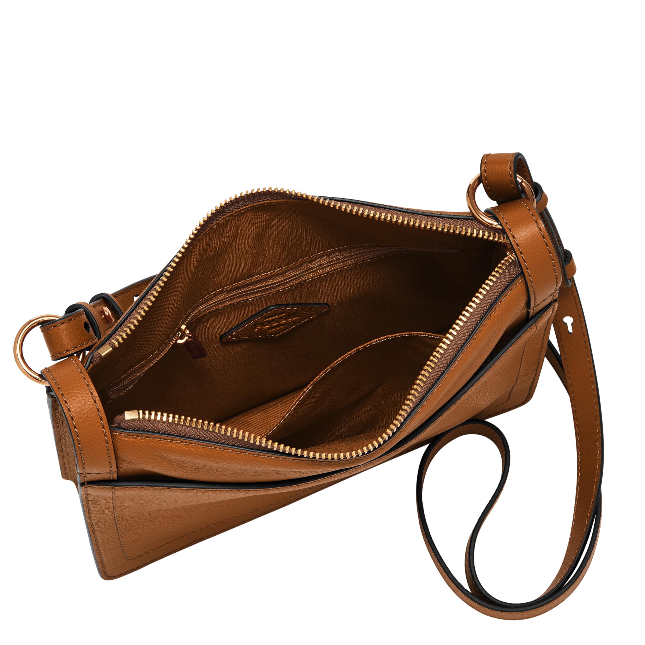 Fossil Women's Taryn Genuine Leather Crossbody Purse - Stylish Handbag for Everyday Use, Work & Travel