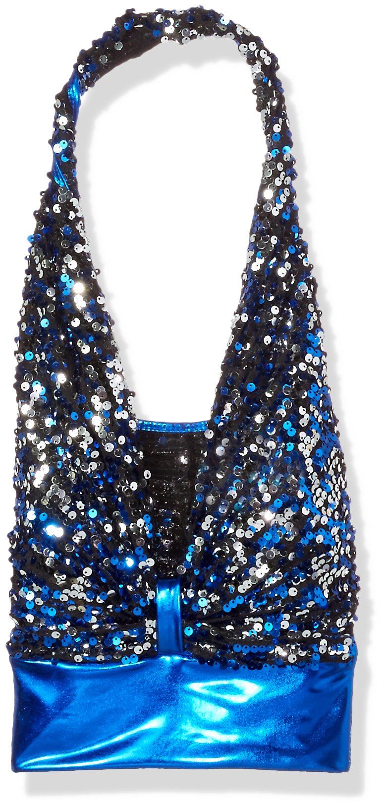 Sparkly Girls' Sequin Drop Neck Tunic Top - Jazz Dance Costume for Performances & Team Competitions | Perfect for Recitals, Stage Shows & Dance Classes