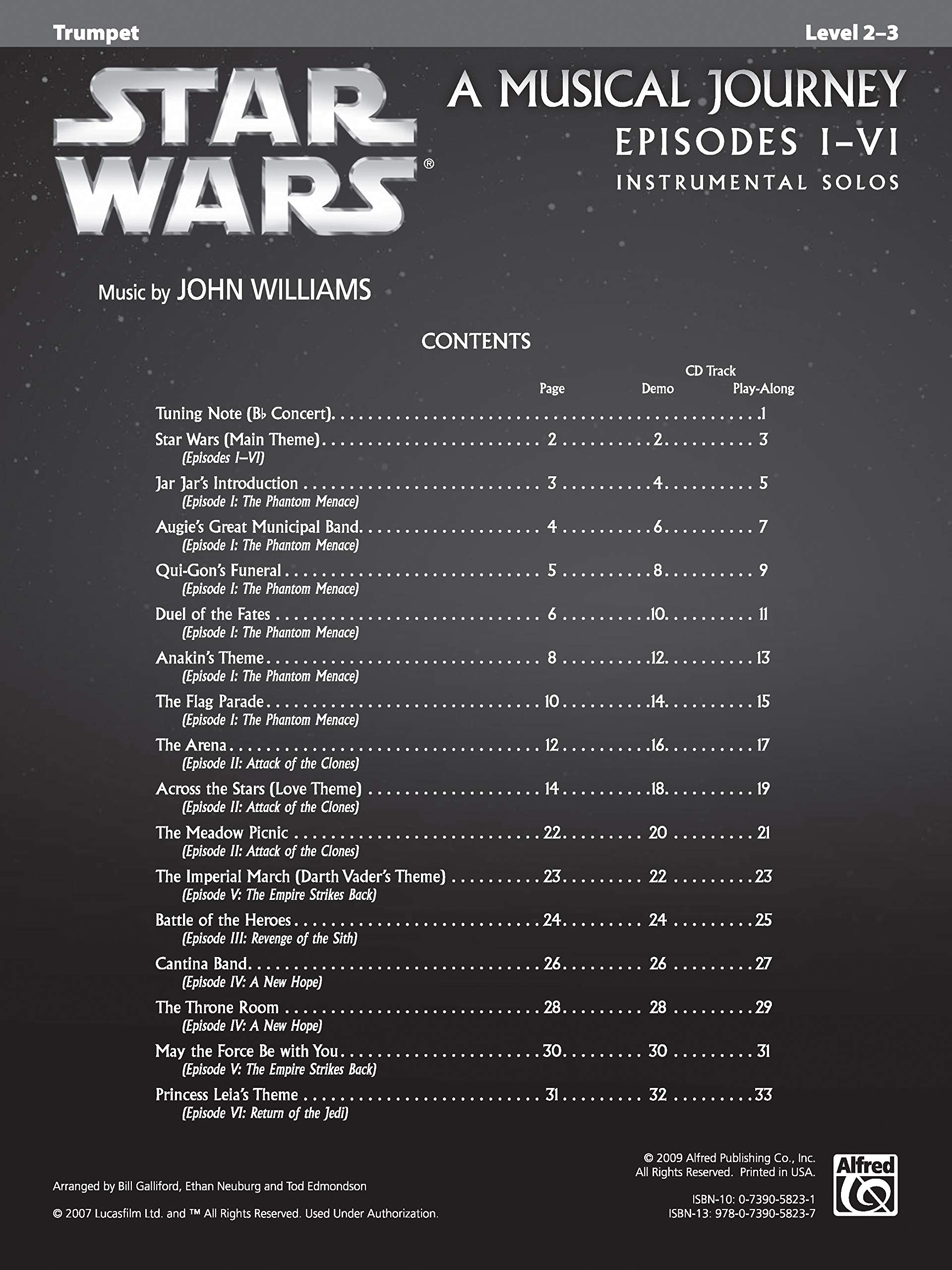 Star Wars Instrumental Solos for Trumpet - Movies I-VI with Book & Online Audio/Software | Perfect for Practice, Performances & Star Wars Fans (Pop Instrumental Solos Series)