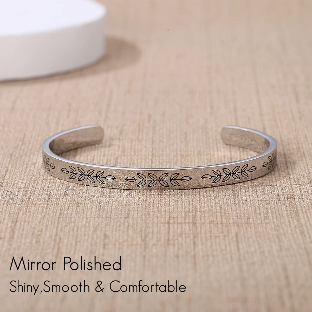 Personalized Cuff Bracelets for Women & Girls - Best Friend Sister Mom Daughter Gift - Custom Name Jewelry for Birthday, Mother's Day, Christmas - Elegant Fashion Accessory for Everyday Wear & Special Occasions