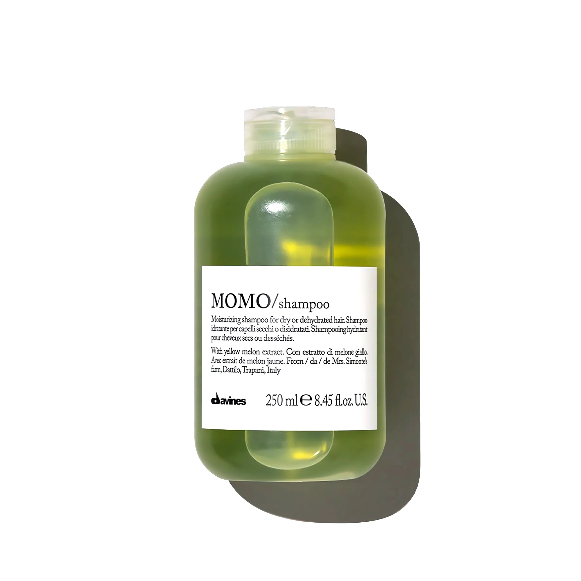 Davines Momo Shampoo for Dry Hair - Hydrating & Nourishing Hair Care with Natural Ingredients | Perfect for Daily Use & Color-Treated Hair