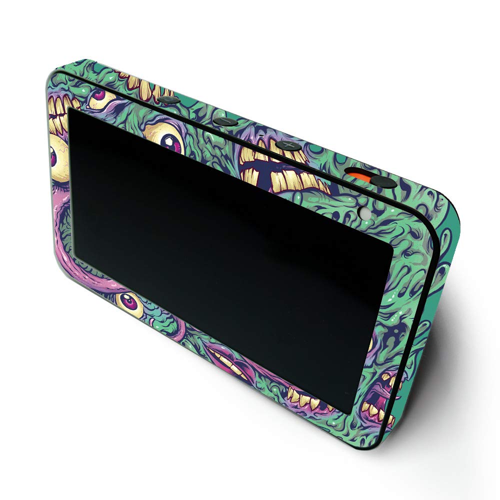 Premium MightySkins Vinyl Wrap for Amazon Echo Show 5 (1st & 2nd Gen) - Protective Cover with Eyes & Teeth Design | Easy to Install & Remove | Made in USA | Perfect for Home Decor & Personalization