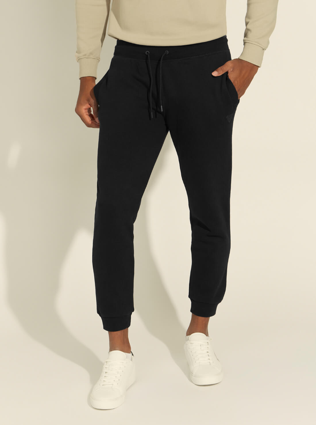 Eco-Friendly Black Aldwin Active Trackpants for Men - Lightweight Workout Joggers with Moisture-Wicking Technology - Perfect for Gym, Running & Casual Wear