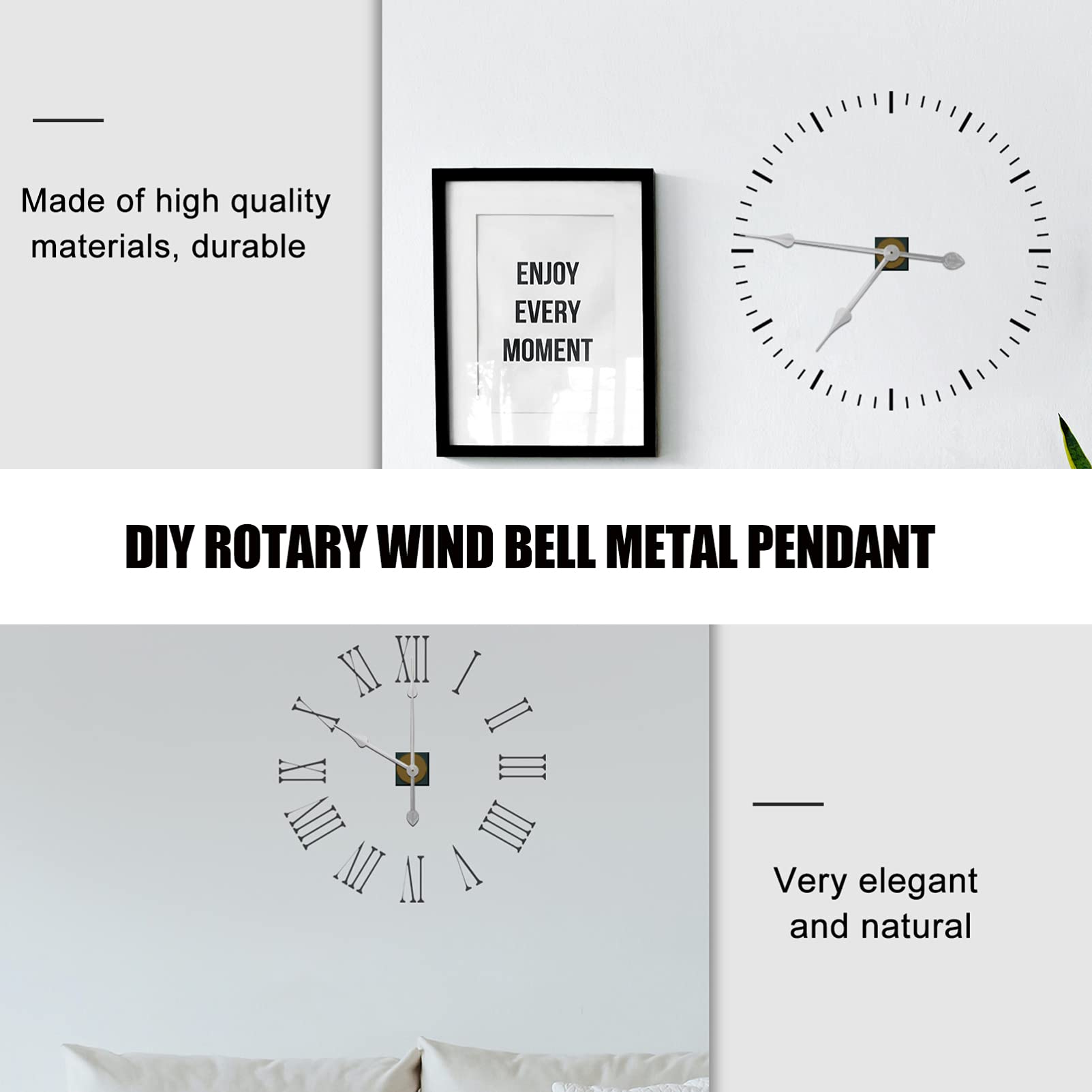 YARDWE 4 Styles Clock Hands Set - Silver Clock Movement Replacement Parts (12.97