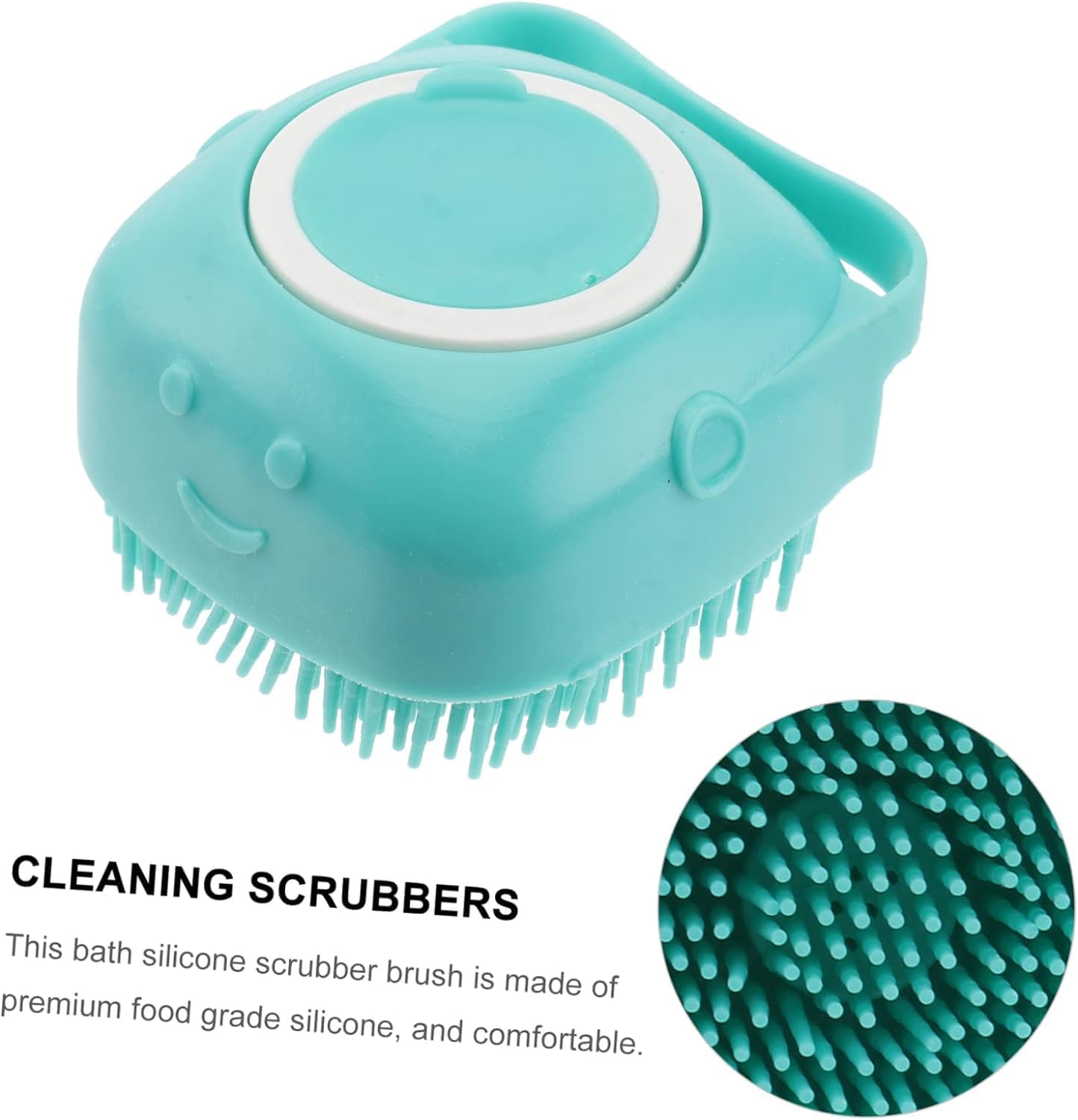 Exfoliating Bath Brush & Scalp Scrubber - Dual-Sided Body Massager with Loofah for Dry Skin Care, Shampoo & Shower Use - Perfect for Back Scrubbing, Skin Exfoliation & Relaxing Bath Time