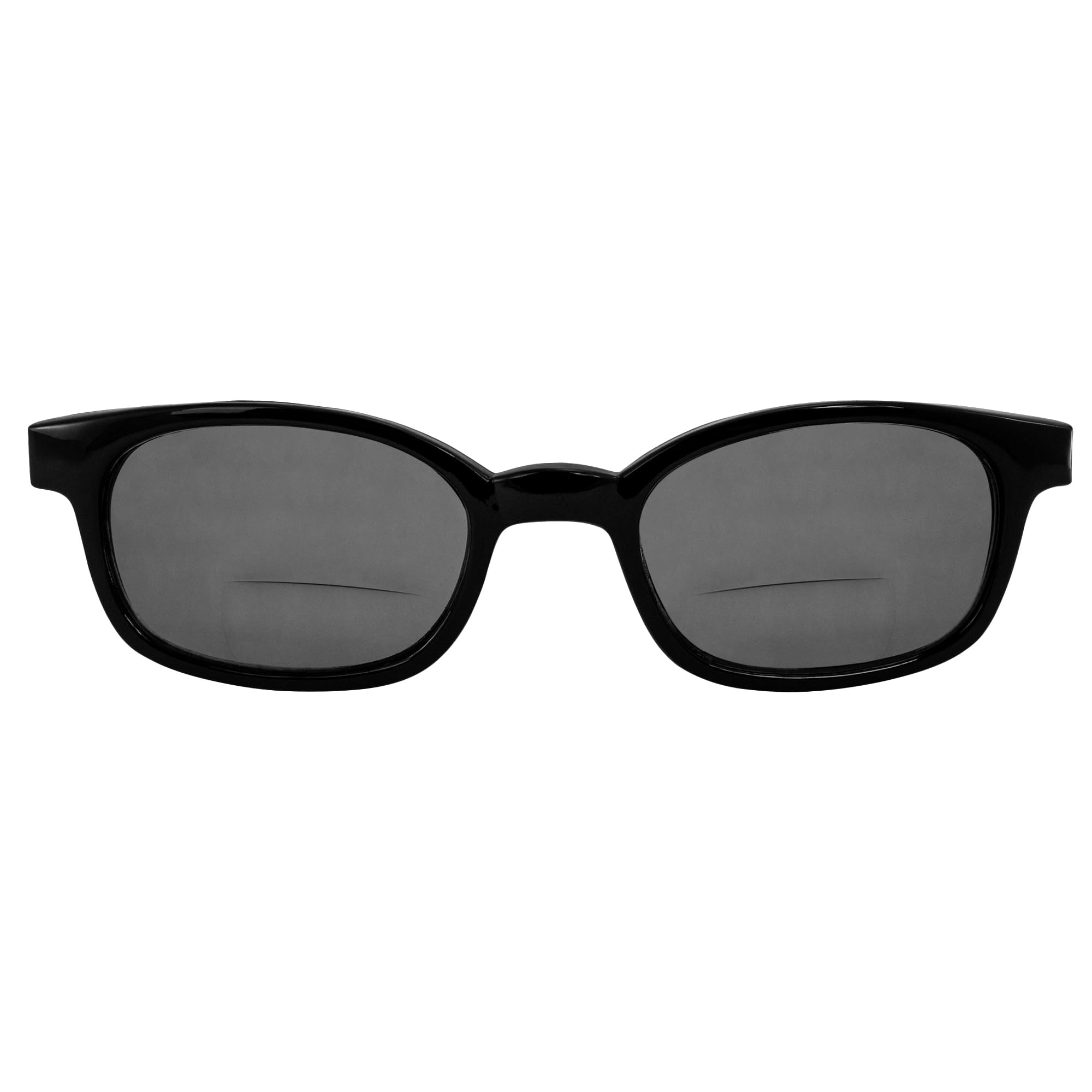 Pacific Coast Sunglasses X-Kd Readerz Smoke Lens 1.75 Rectangular Reading Sunglasses for Men & Women - Black Frame, 55mm Lens Width, 60mm Temple Length - Perfect for Driving, Reading & Outdoor Activities