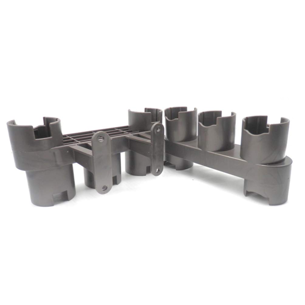 Hemoton Vacuum Cleaner Brush Holder - Wall Mount Storage Rack for Cleaning Accessories