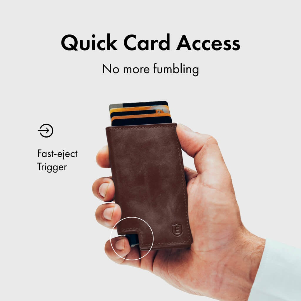 Ekster Smart Wallet for Men - RFID Blocking Slim Minimalist Front Pocket Wallet with Money Clip | Perfect for Travel, Business & Everyday Carry