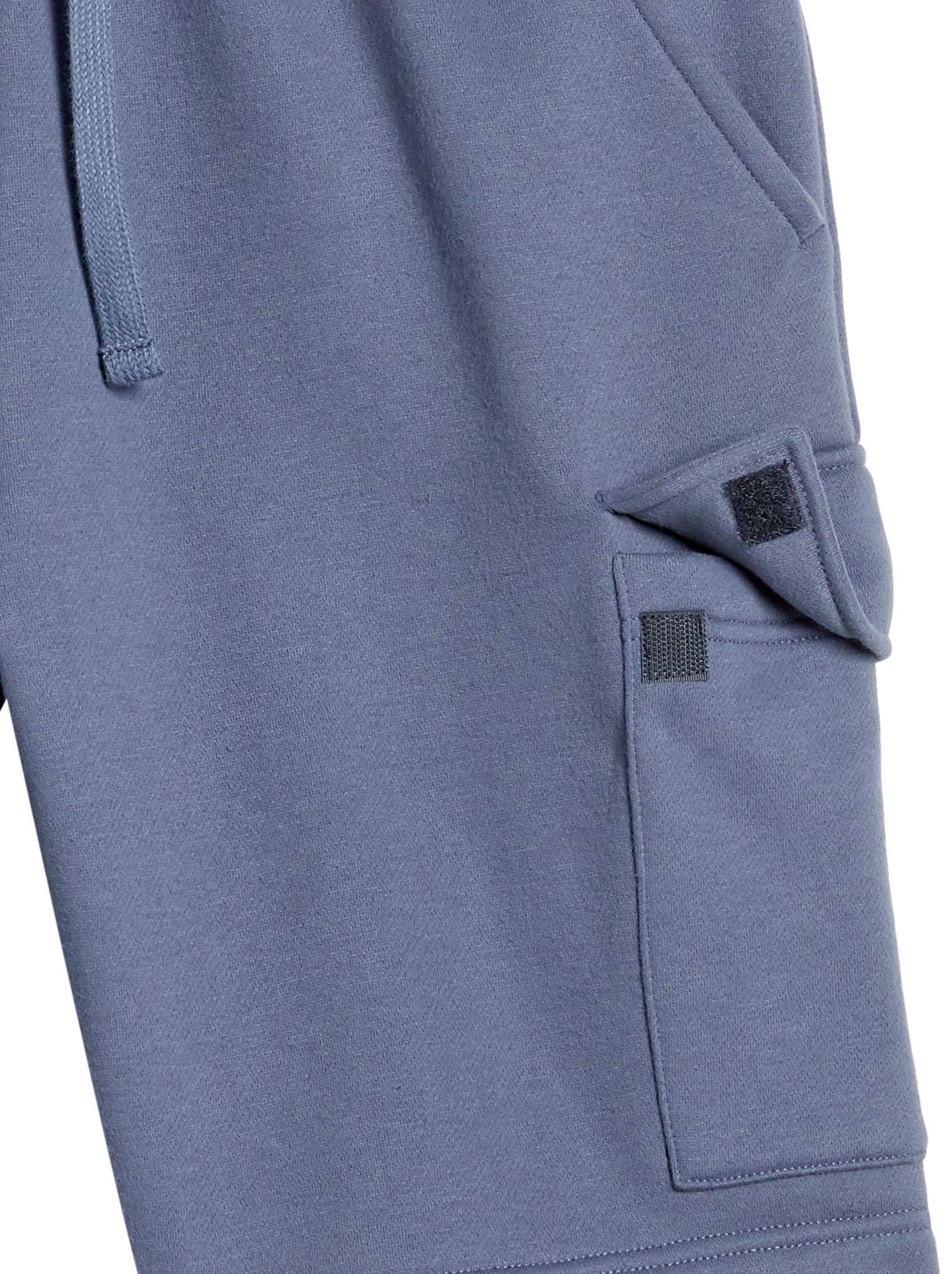 Amazon Essentials Men's Fleece Cargo Shorts - Comfortable Stretch Fit with Multiple Pockets | Perfect for Hiking, Travel & Casual Wear